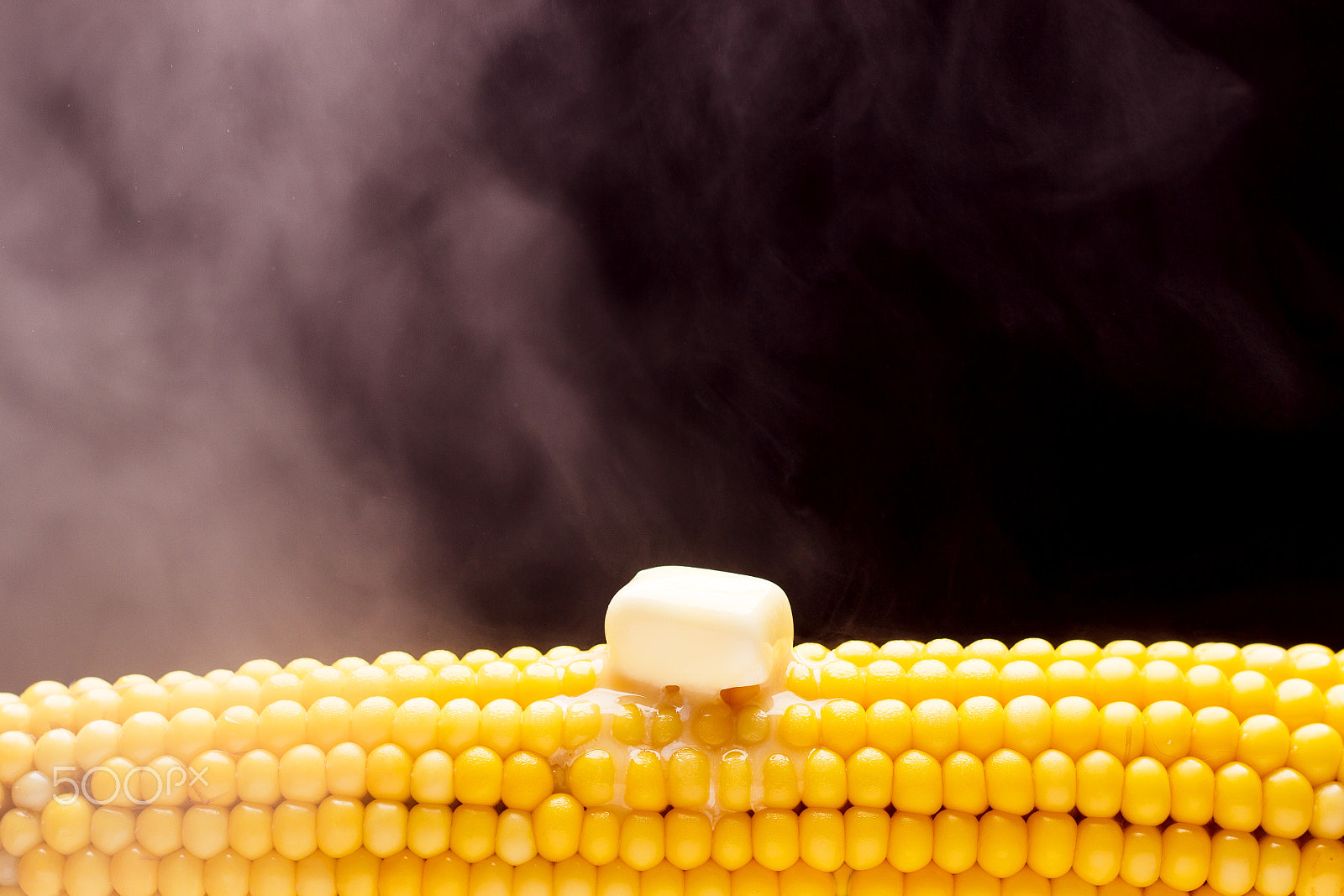 Canon EOS 600D (Rebel EOS T3i / EOS Kiss X5) + Canon EF 50mm F1.8 II sample photo. The ear of yellow boiled corn photography