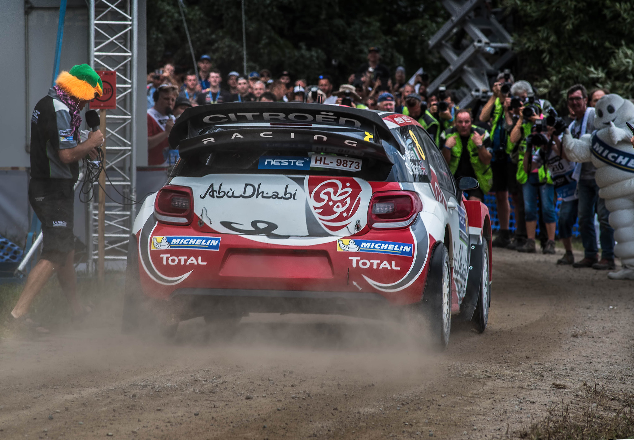 Nikon D750 + AF Nikkor 180mm f/2.8 IF-ED sample photo. Craig breen - podium in neste rally awaits photography