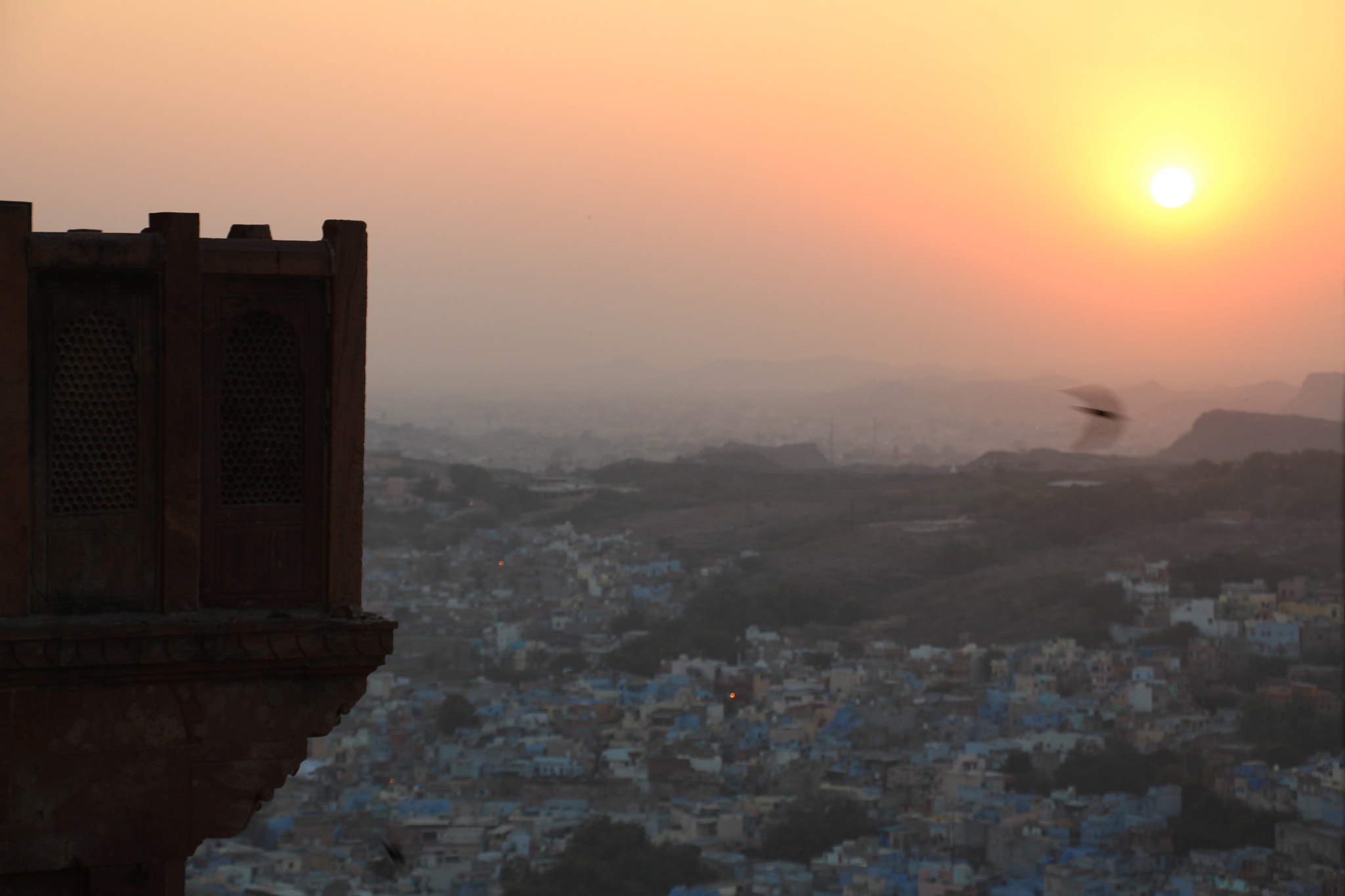 Canon EF 22-55mm f/4-5.6 USM sample photo. Jodhpur at sun down photography