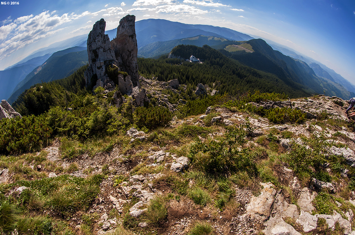 Nikon D90 + Samyang 8mm F3.5 Aspherical IF MC Fisheye sample photo. Pietrele doamnei - rarau photography