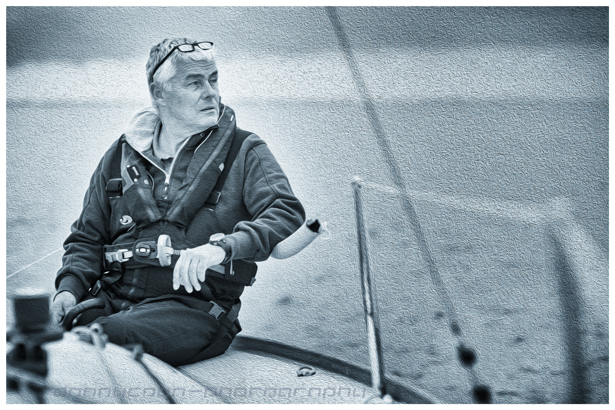 Nikon D3S + Sigma 85mm F1.4 EX DG HSM sample photo. Lonesome sailor. photography