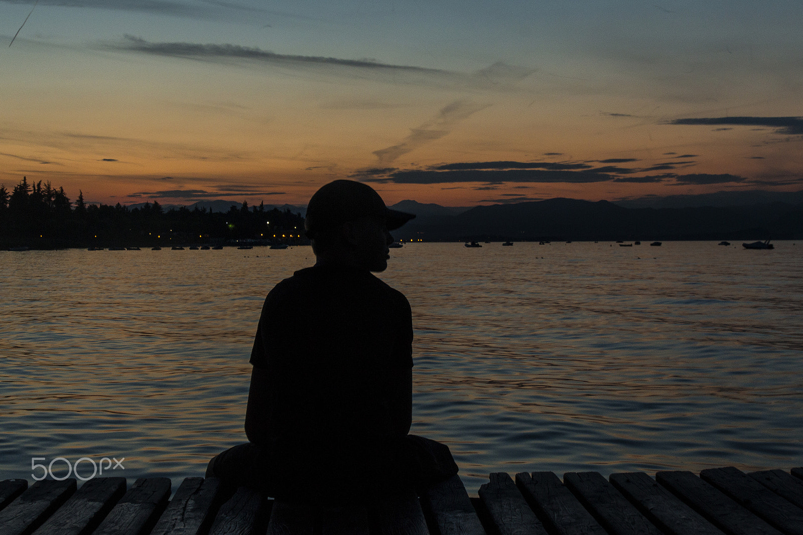 Sigma 17-70mm F2.8-4 DC Macro OS HSM sample photo. Sunset perschiera, lago di garda photography