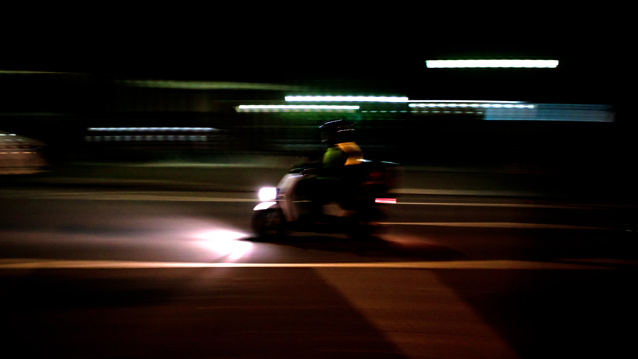 Canon EOS 50D sample photo. Motorcycle night ride photography