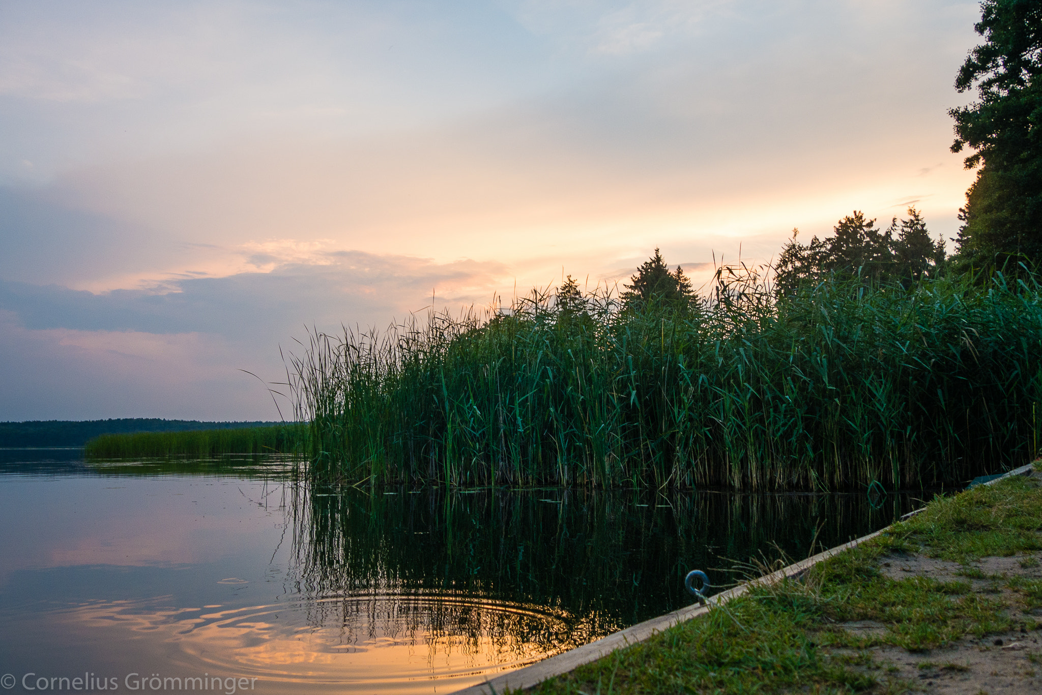 Panasonic DMC-G70 sample photo. Sunset at röblinsee photography