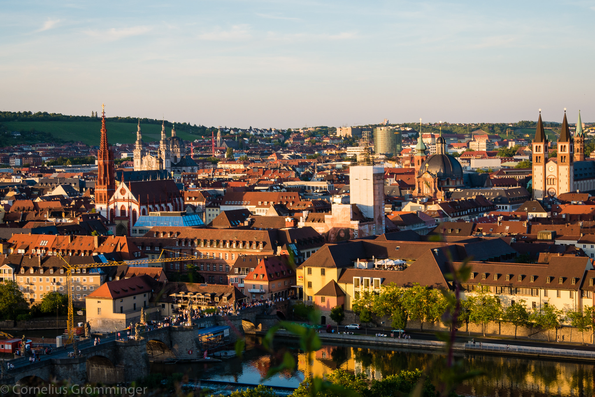 Panasonic DMC-G70 sample photo. Würzburg at sunset photography