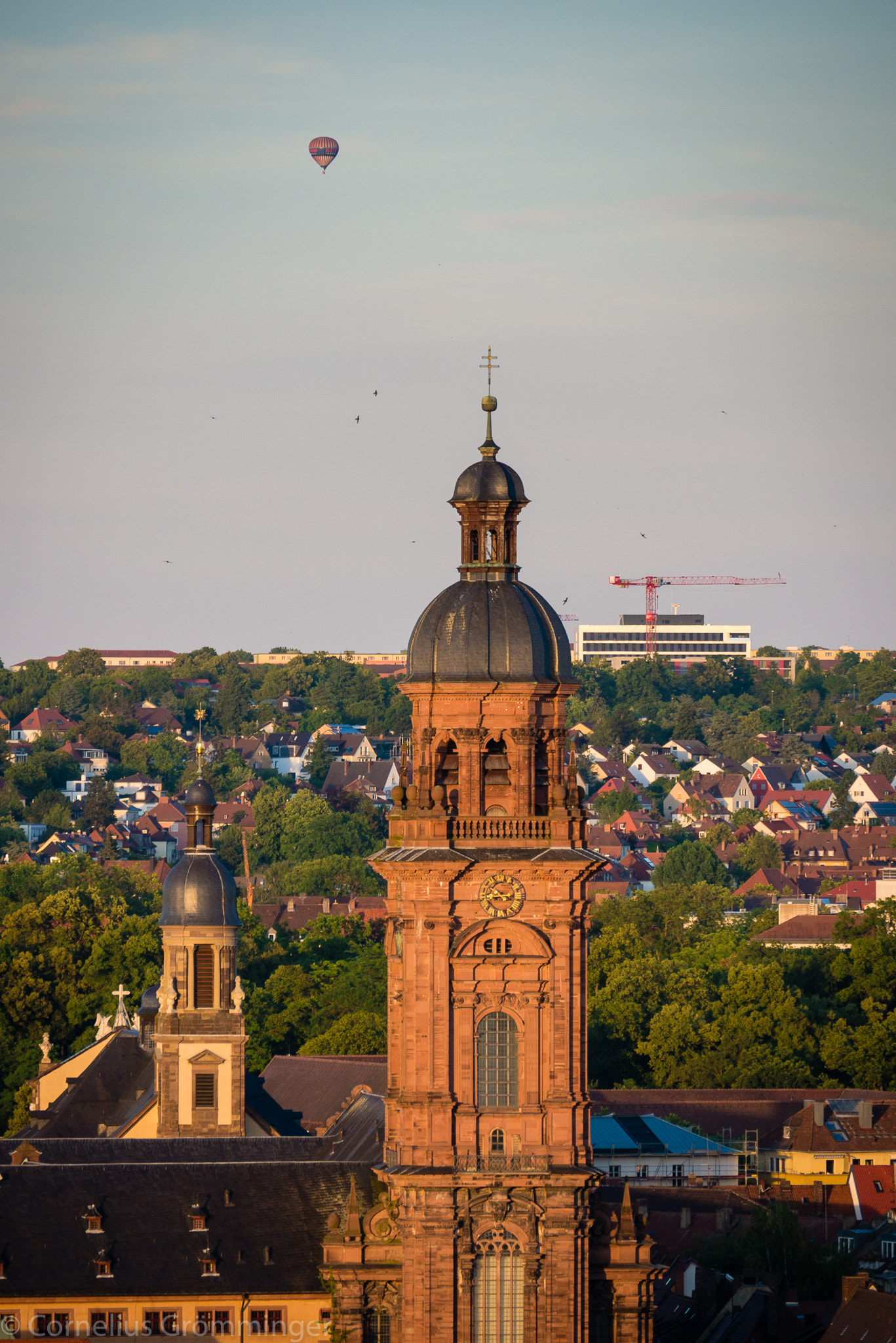 Panasonic DMC-G70 sample photo. Sunset at neubaukirche photography