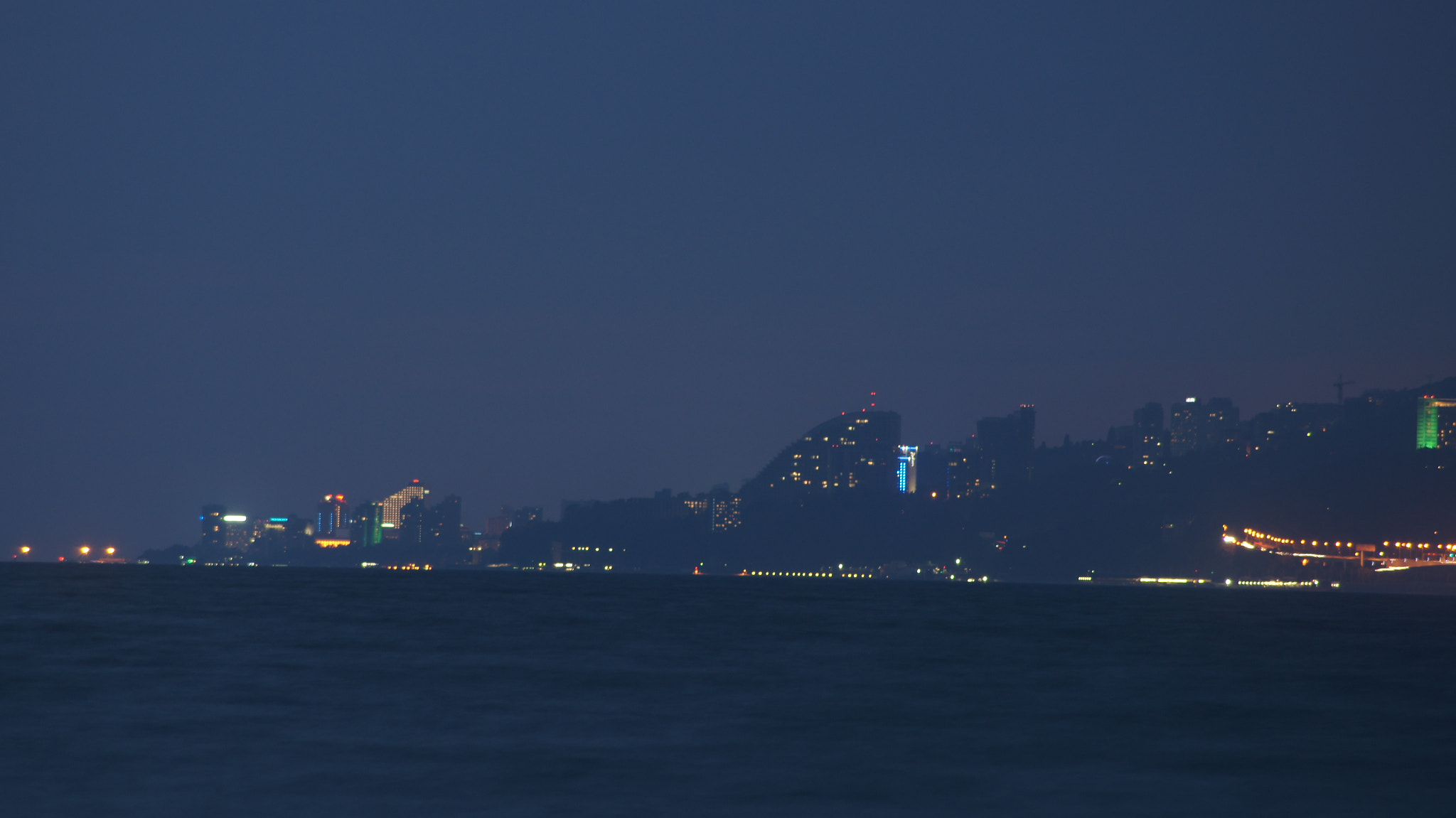 Sony DT 55-200mm F4-5.6 SAM sample photo. Night landscape photography