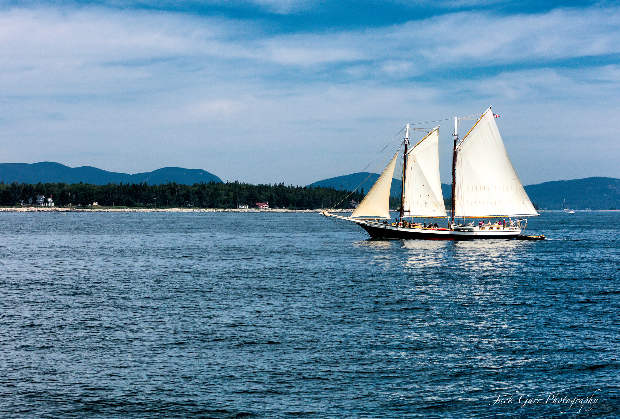 Canon EF 70-200mm F2.8L IS USM sample photo. Schooner mercantile leaving camden harbor photography