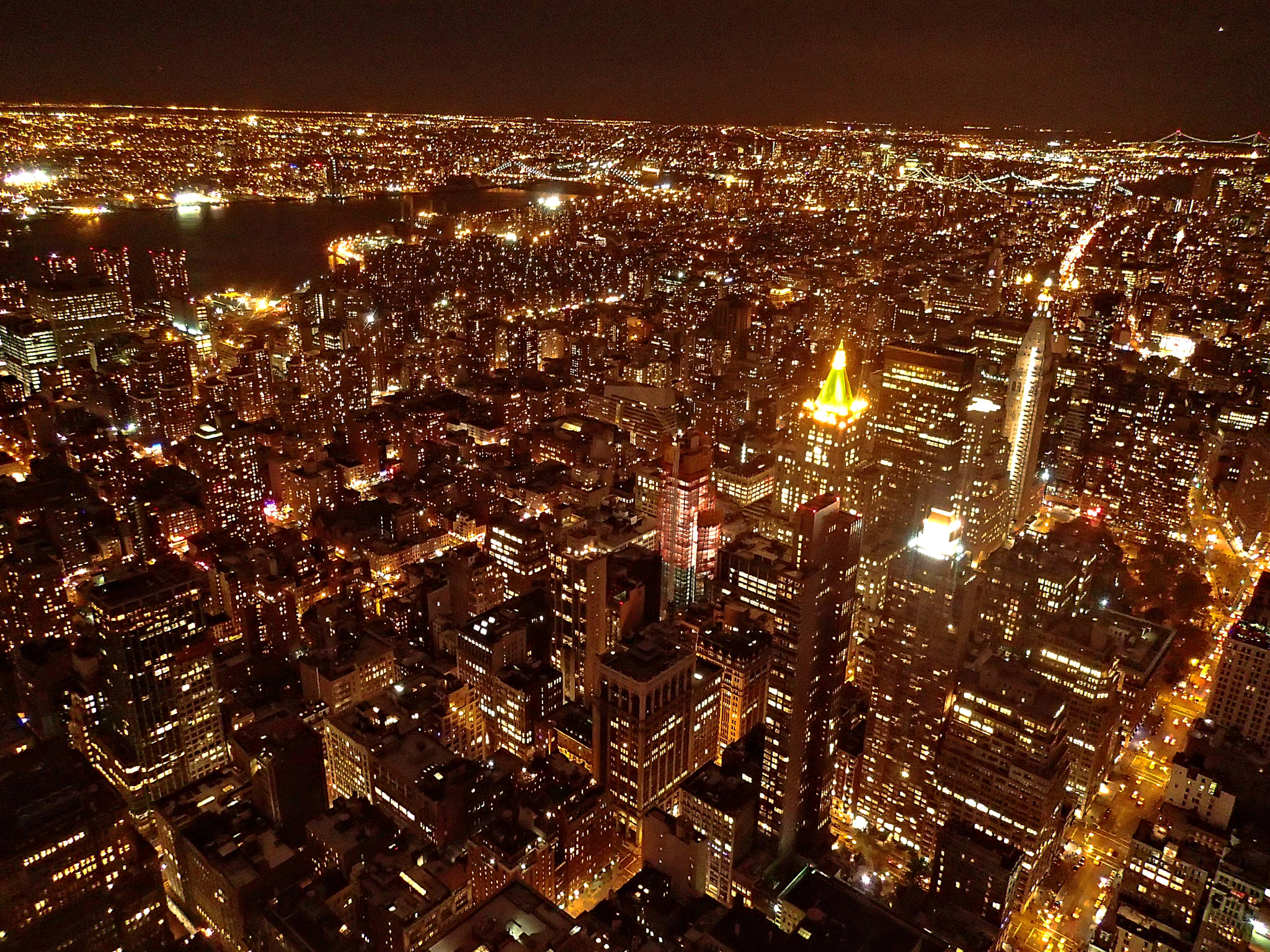 Olympus TG-1 sample photo. New york from atop empire state photography