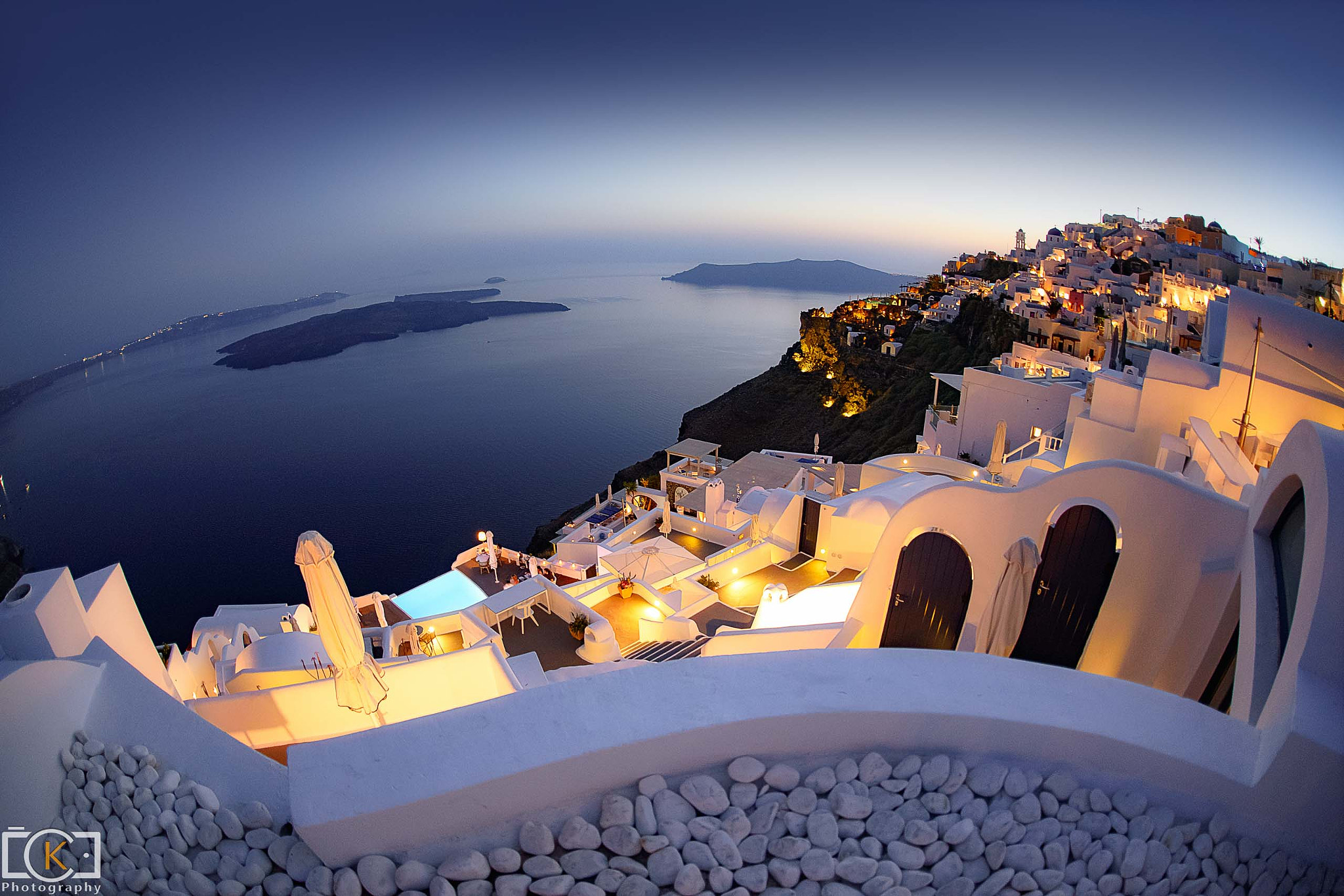 Nikon D750 + Sigma 15mm F2.8 EX DG Diagonal Fisheye sample photo. Santorini - imerovigli photography