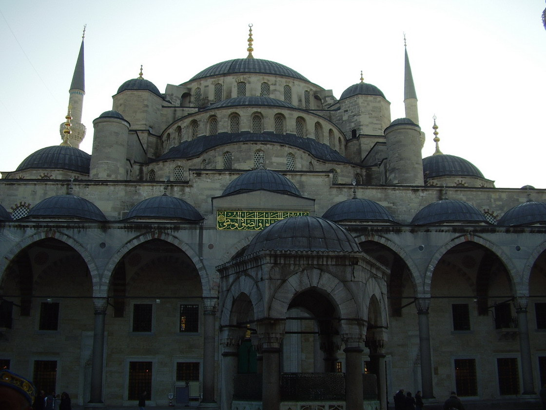 Olympus FE100,X710 sample photo. Blue mosque, istanbul photography