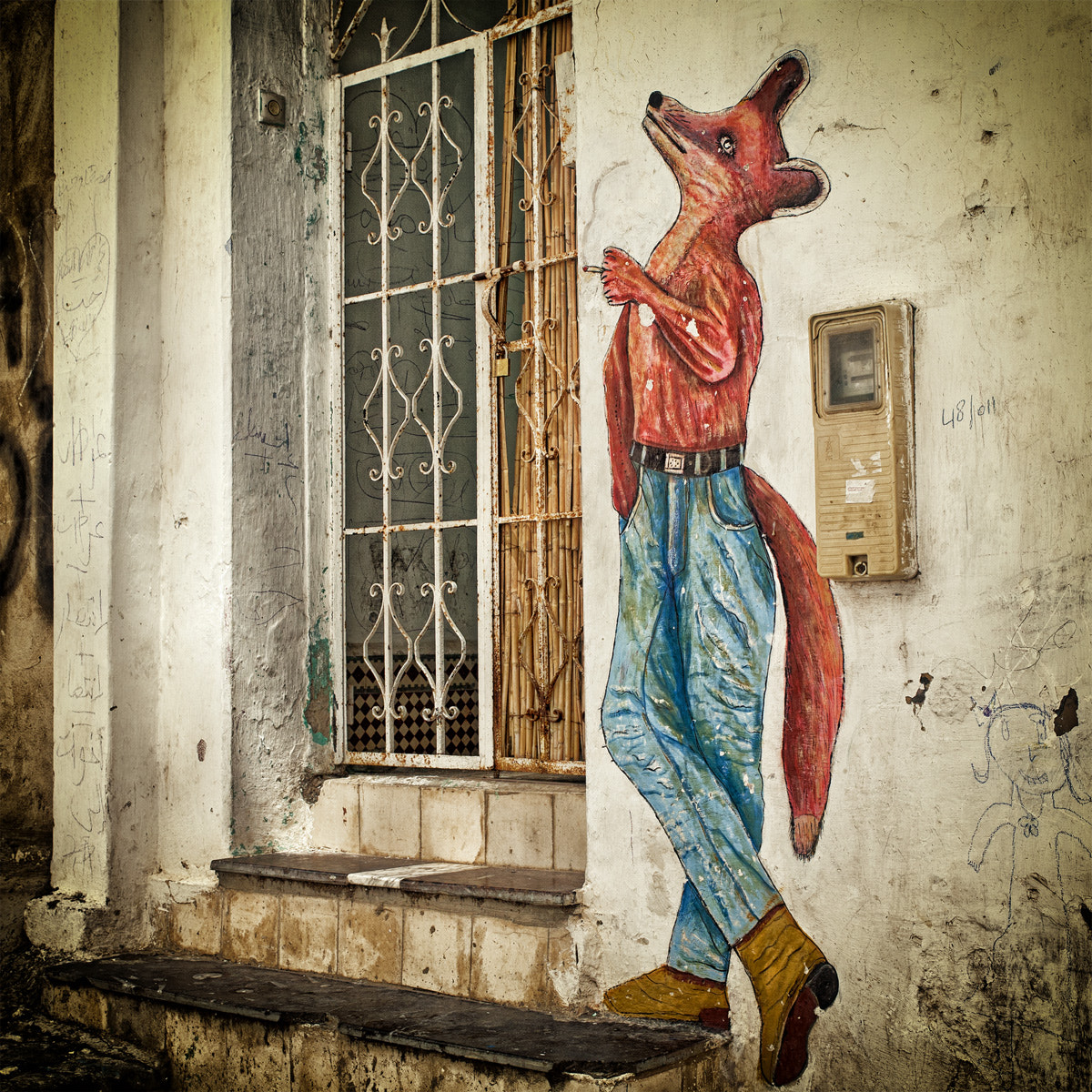 Canon EOS 5D + Canon EF 40mm F2.8 STM sample photo. The fox next door photography