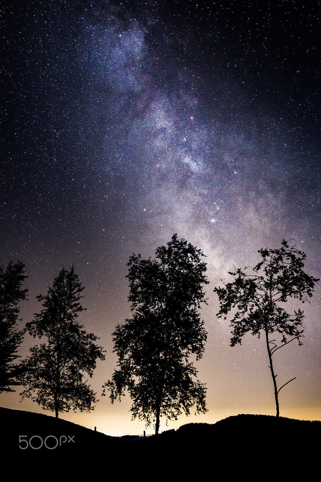 Sigma 24mm F1.4 DG HSM Art sample photo. Milky way in urkiola photography
