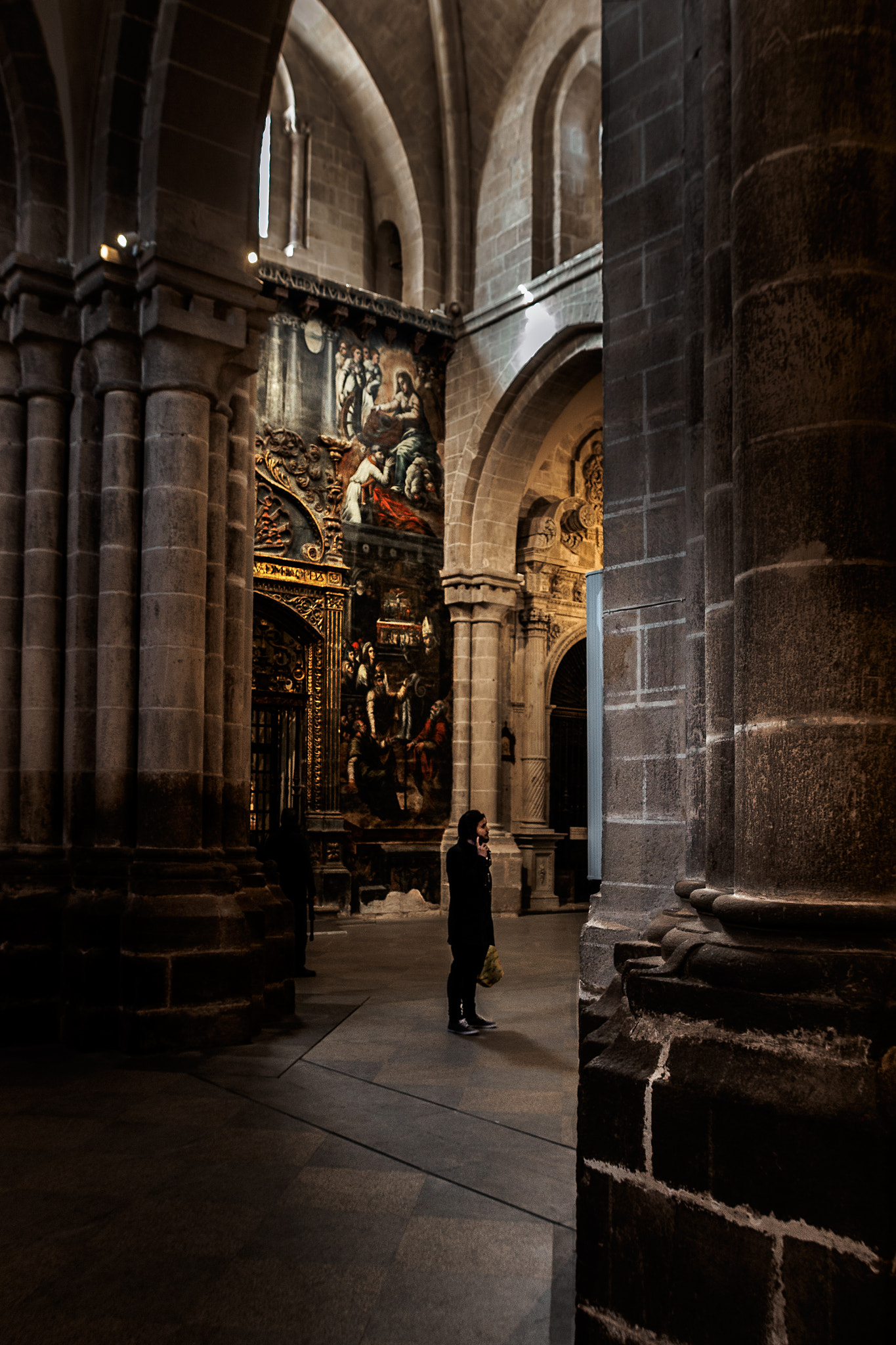 OLYMPUS 14-54mm Lens sample photo. Inside cathedral of zamora photography