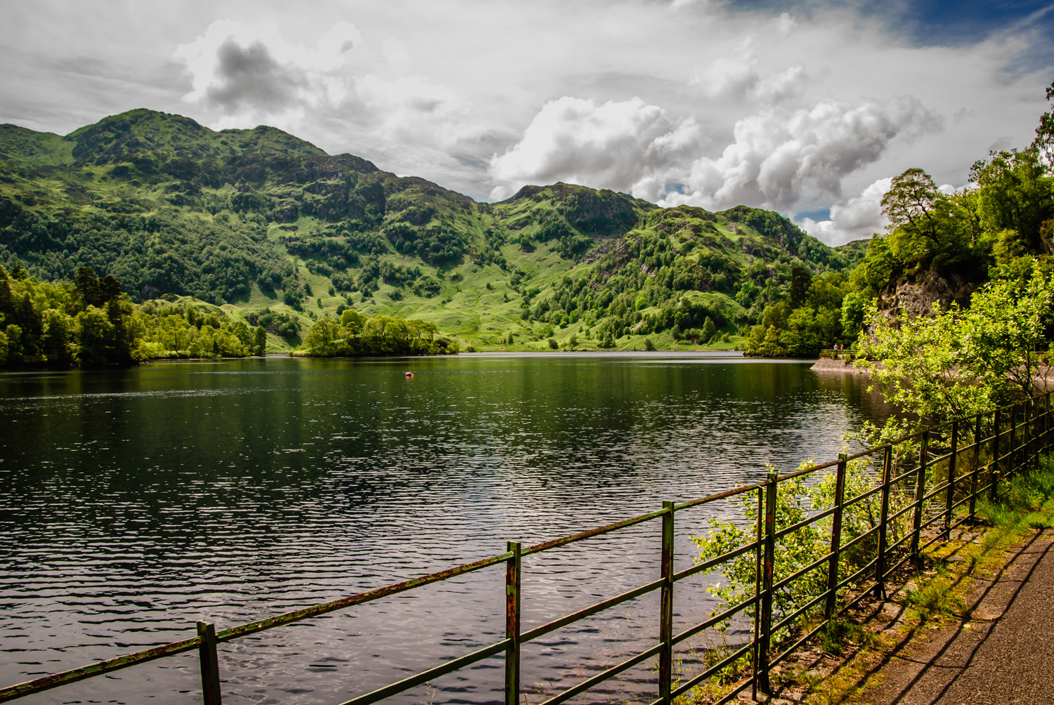 Nikon D3000 sample photo. Lago katrine-3 photography