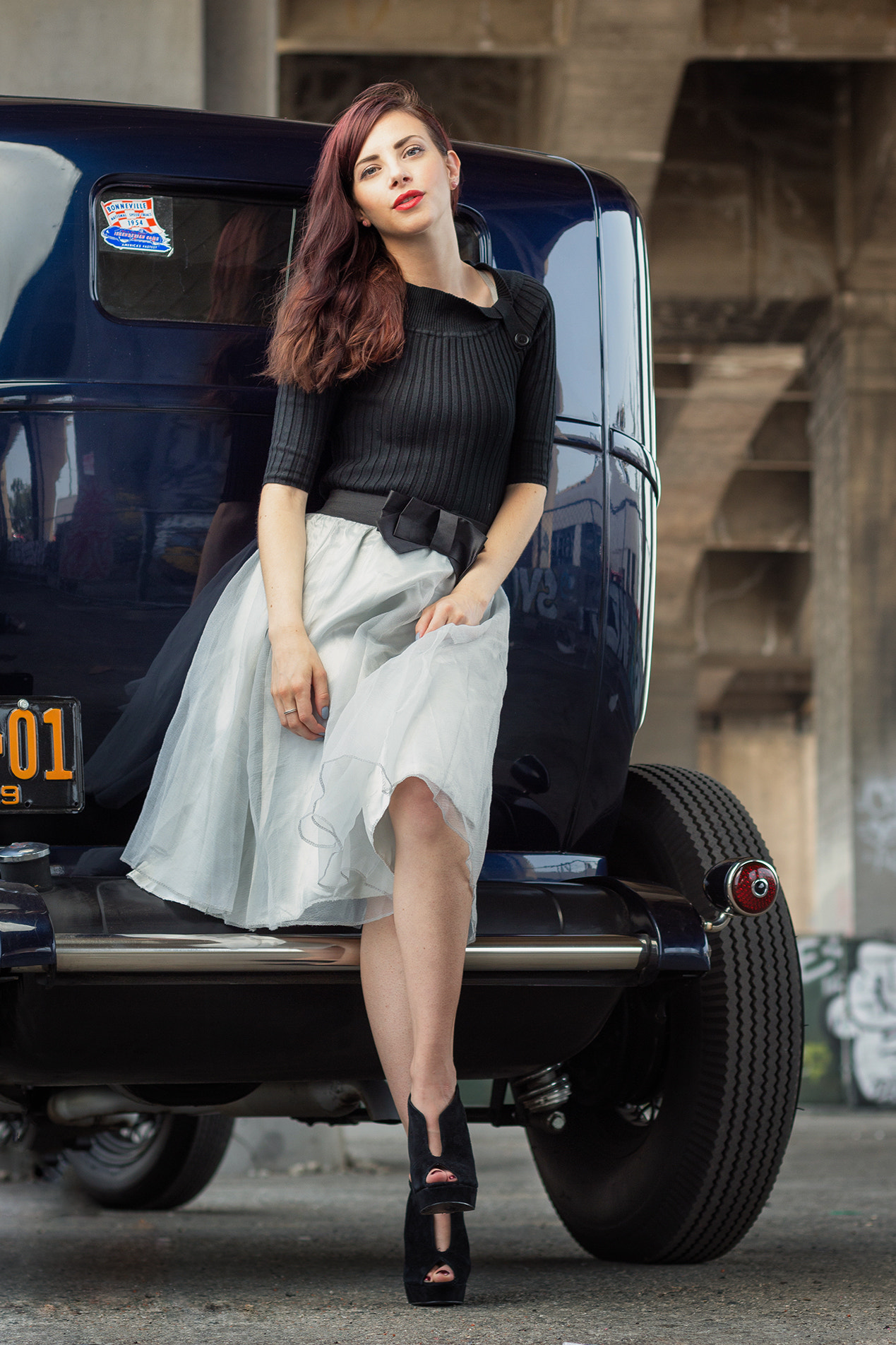 Canon EOS 650D (EOS Rebel T4i / EOS Kiss X6i) sample photo. The gorgeous sarah rose under what's left of the sixth street bridge, los angeles. photography