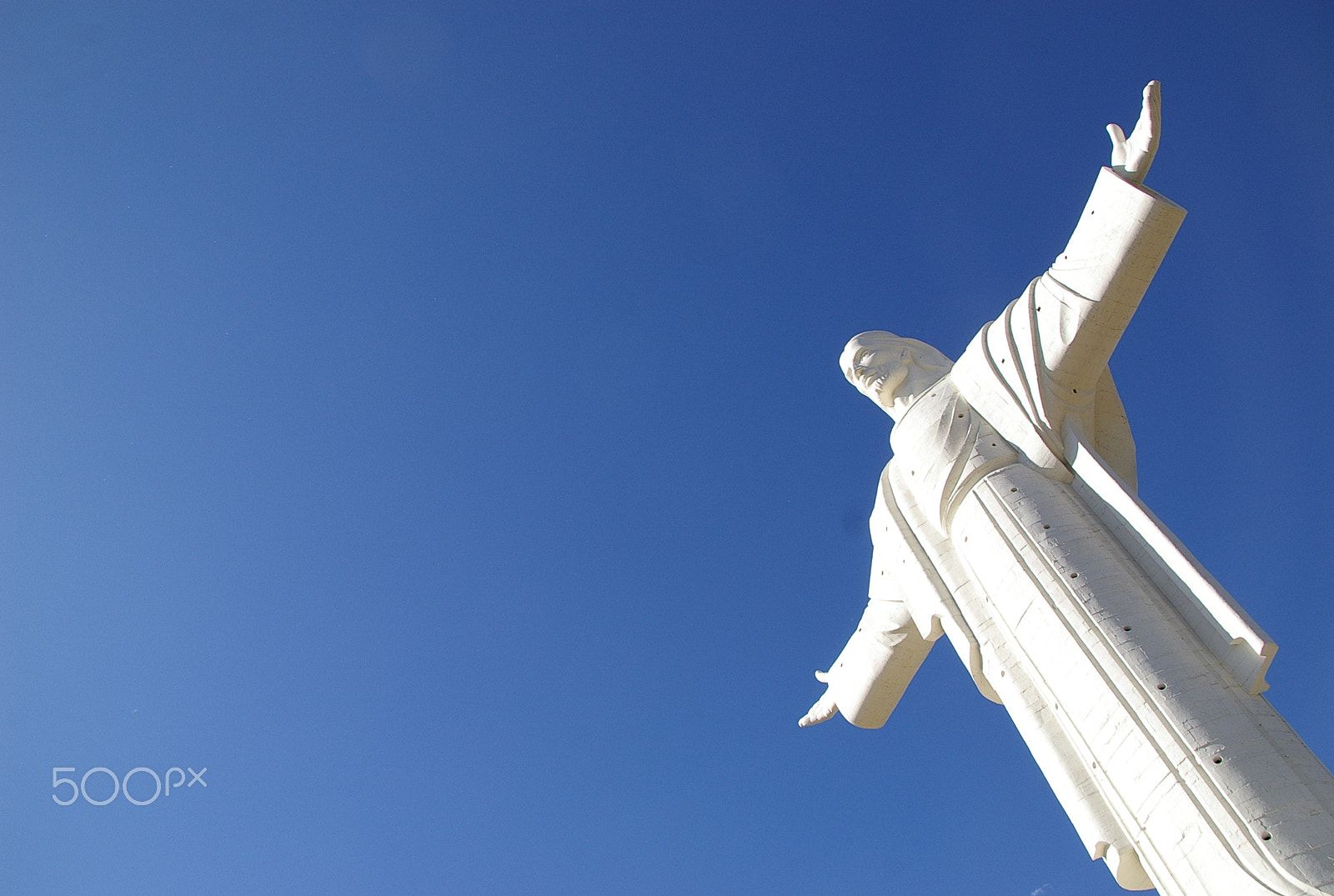 Pentax *ist DS sample photo. Jesus christ of cochabamba photography