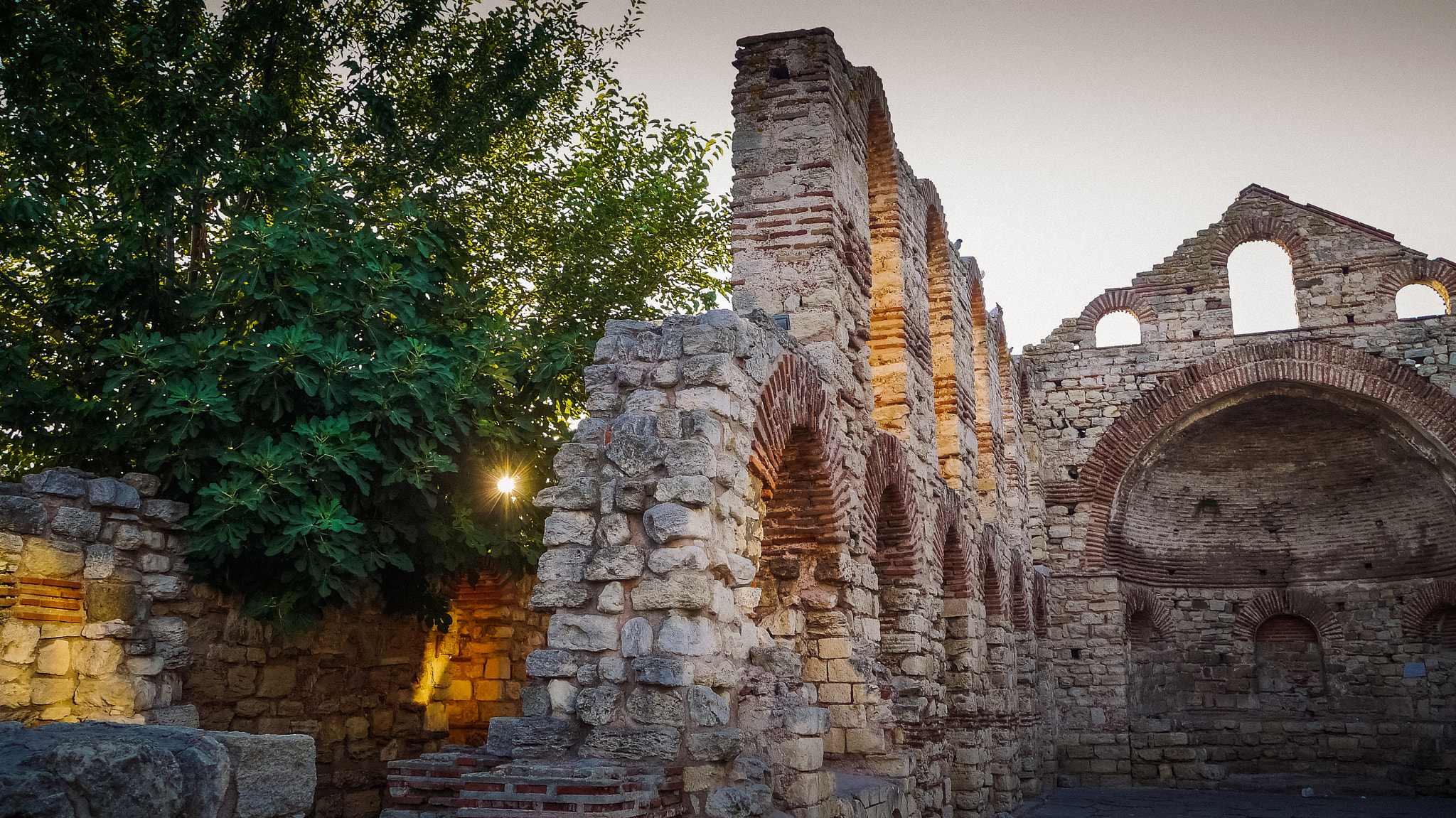 Panasonic Lumix DMC-GF5 sample photo. Morning in old nessebar (bulgaria) photography