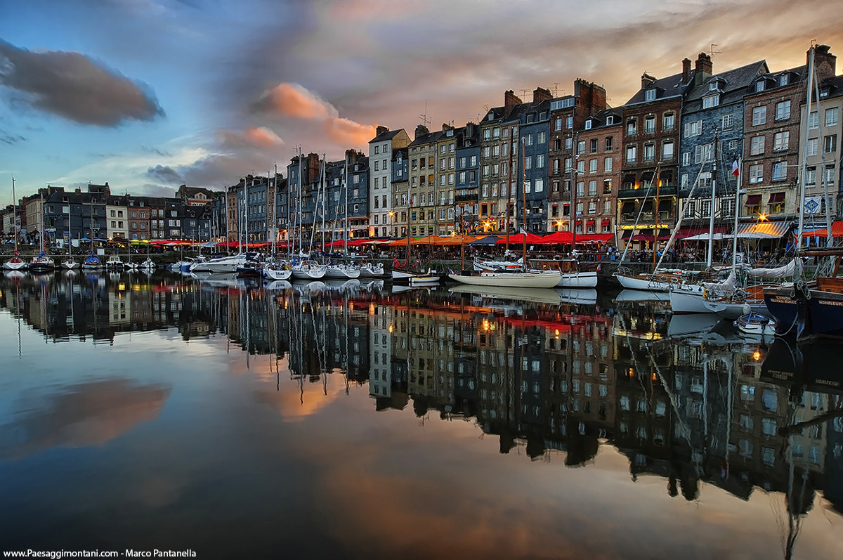 Pentax K20D sample photo. Honfleur photography