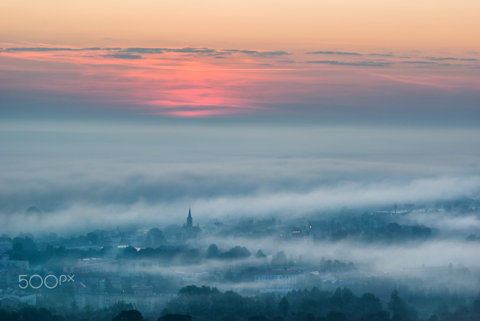 Pentax K10D sample photo. Morning in przemyśl photography