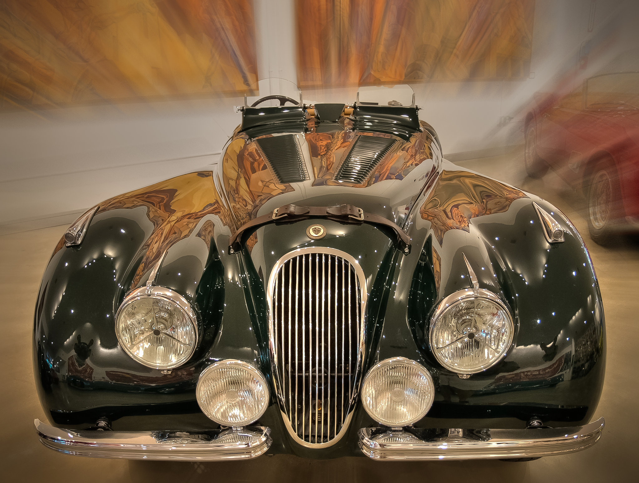 Nikon D600 sample photo. Racing green classic jaguar photography