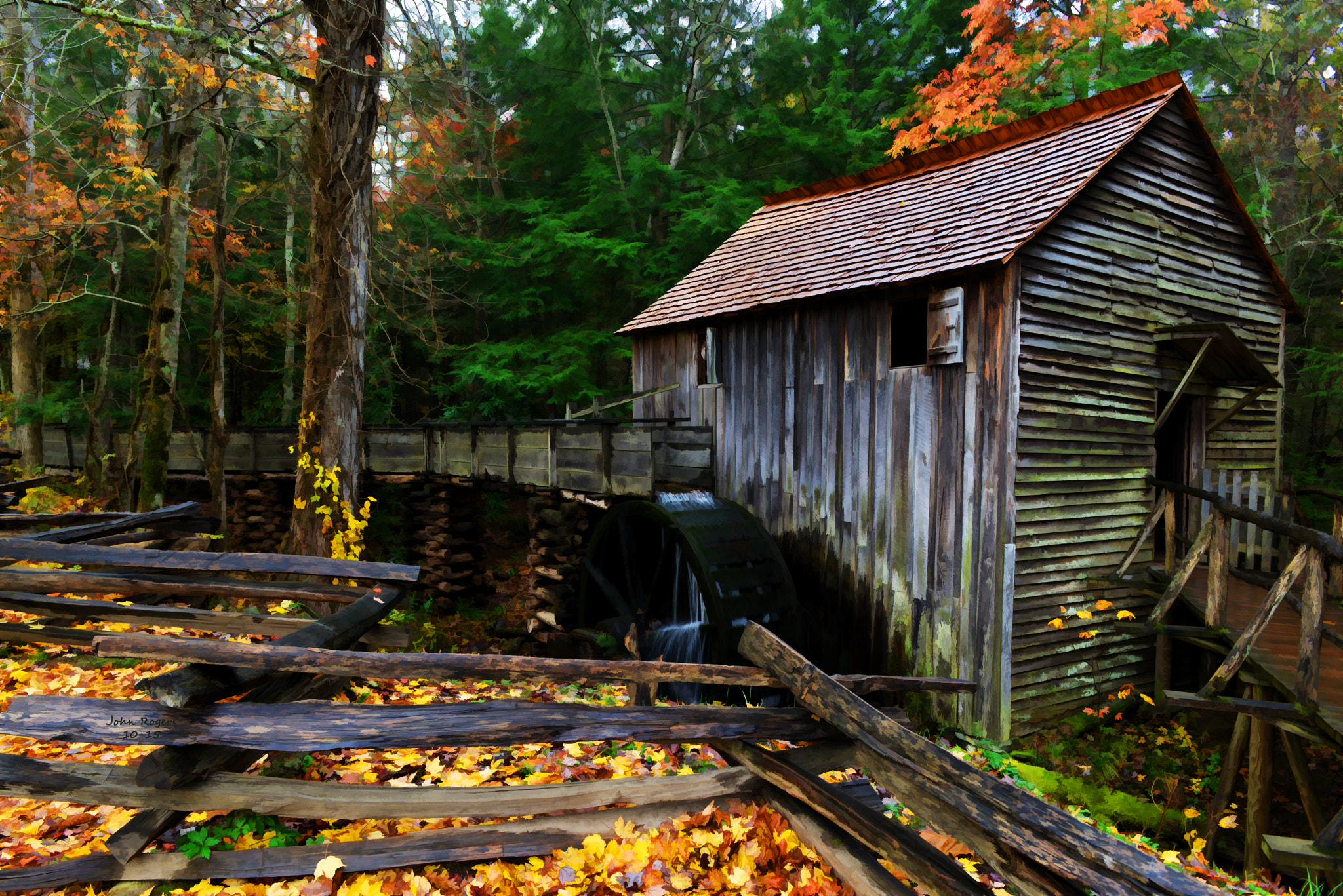 AF Zoom-Nikkor 75-240mm f/4.5-5.6D sample photo. The old mill photography