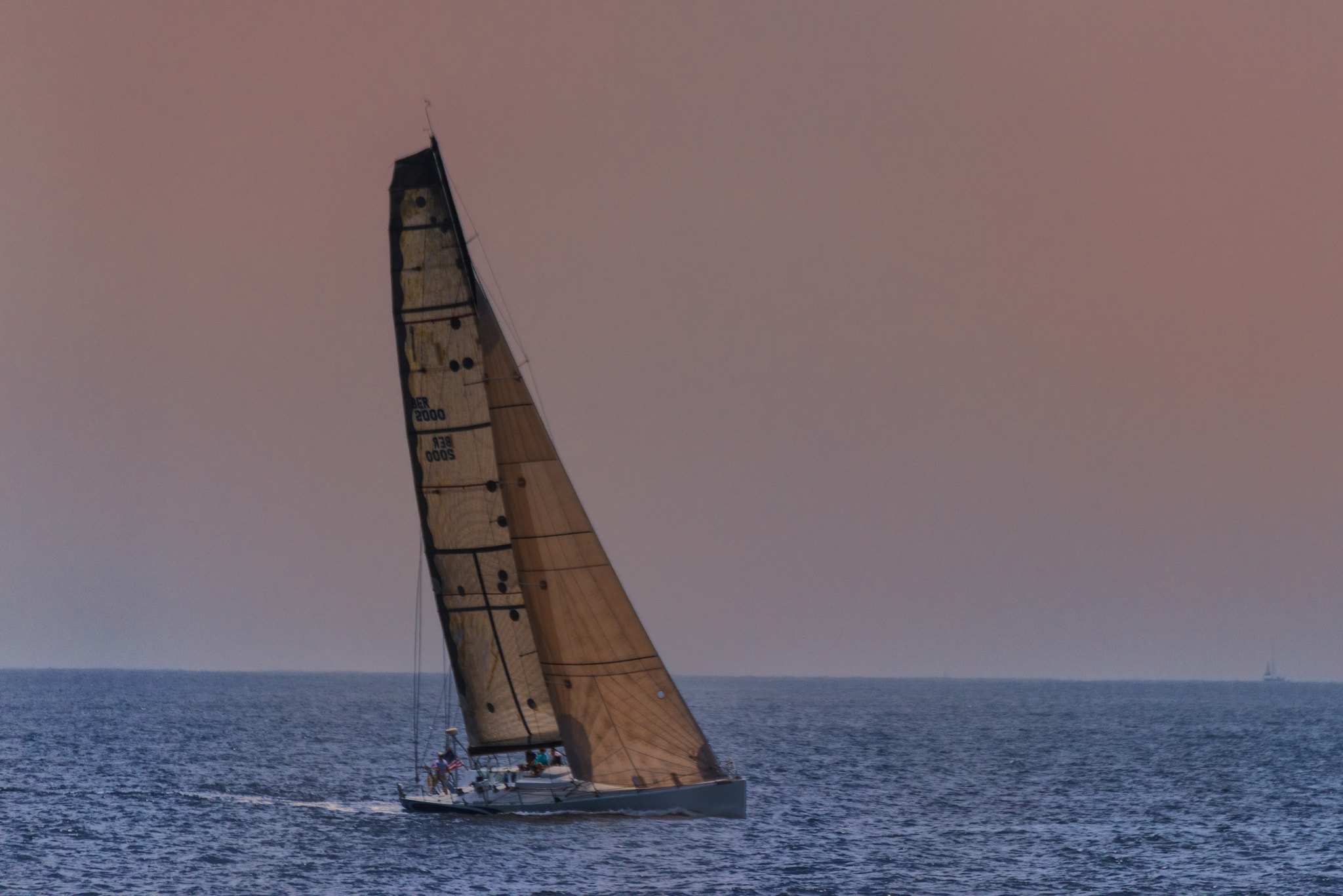 Sigma 50-500mm F4.5-6.3 DG OS HSM sample photo. Sunset sailing from long beach photography