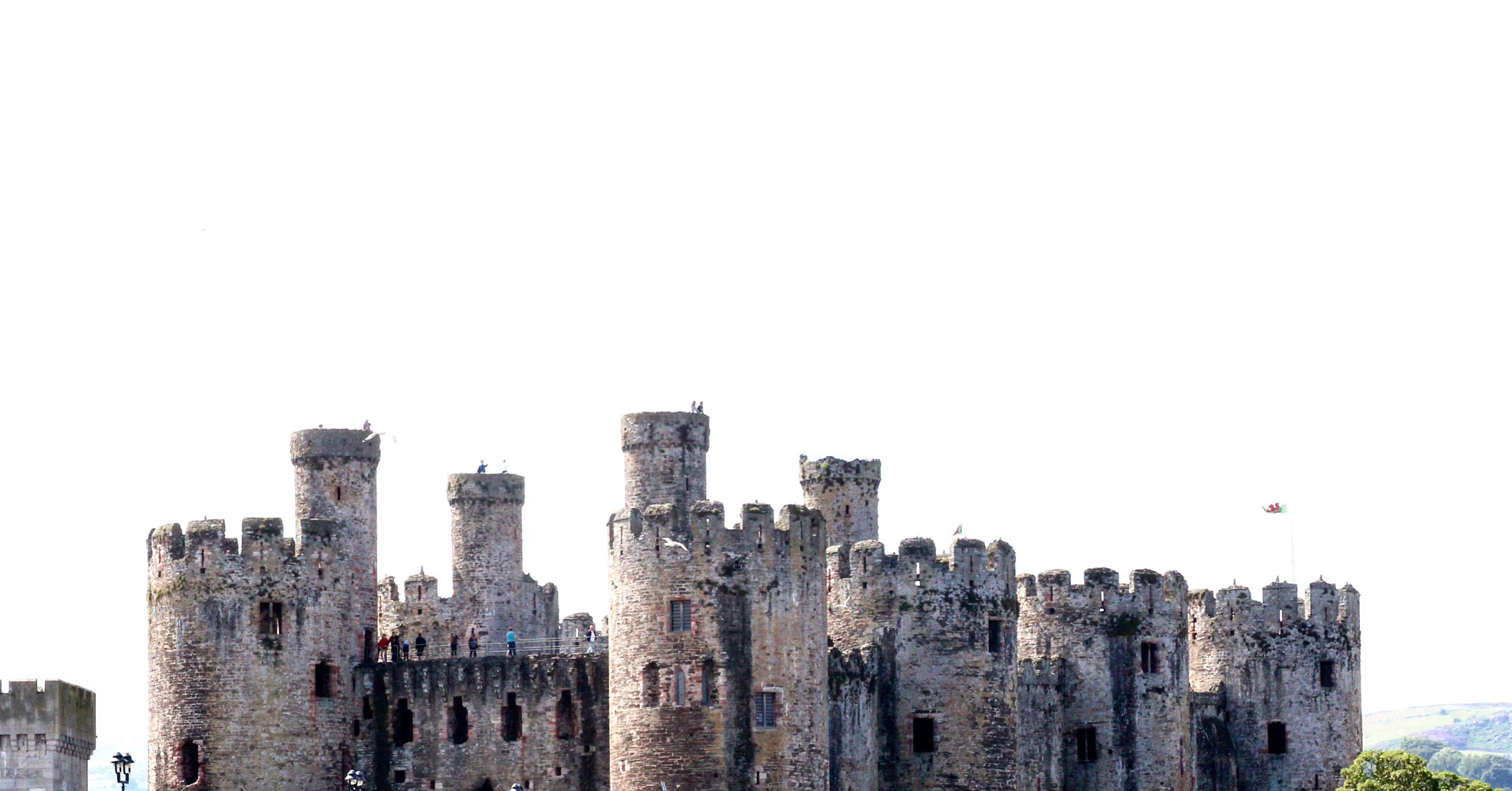 Canon EF 28-135mm F3.5-5.6 IS USM sample photo. Conwy castle photography