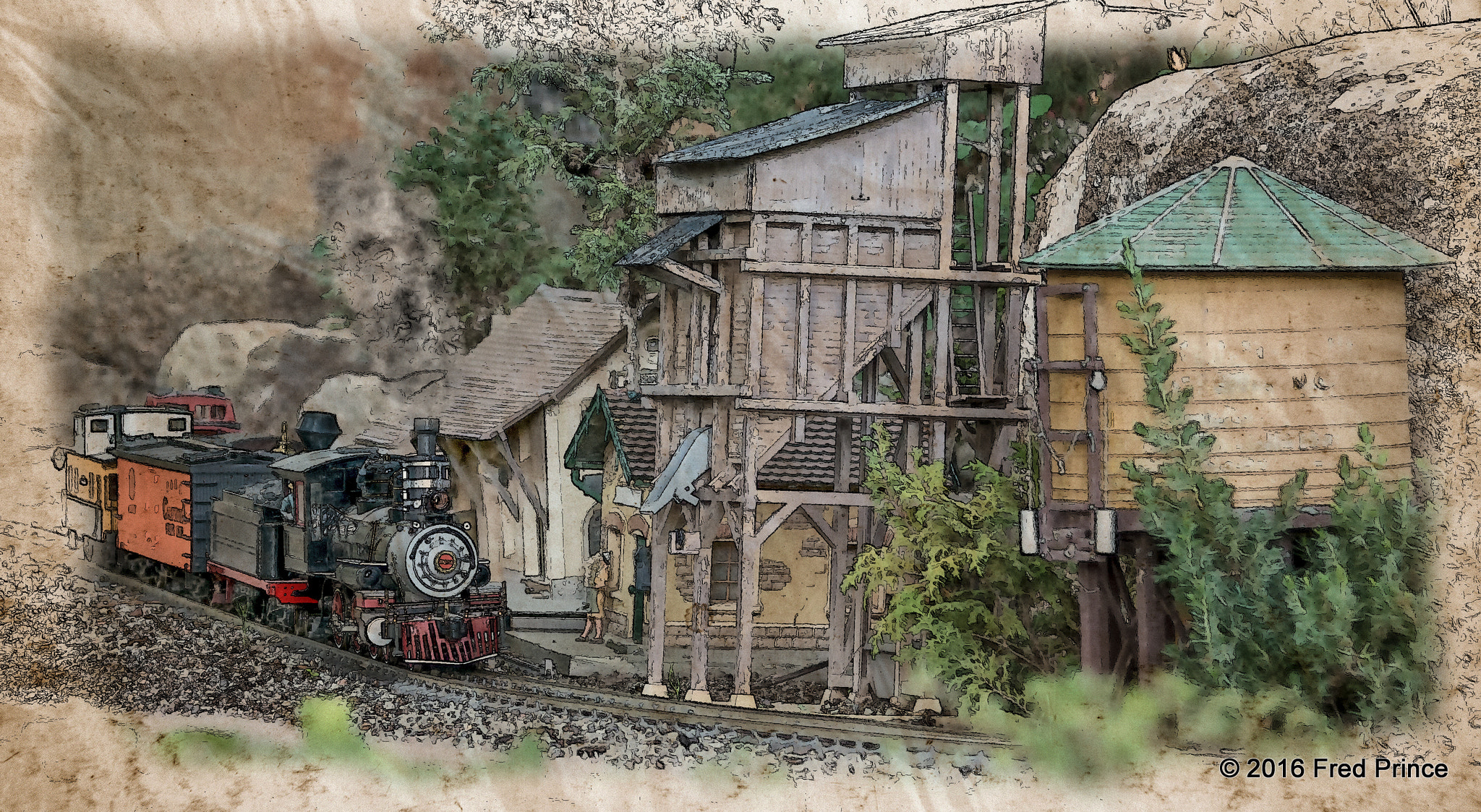 Nikon AF-S Nikkor 24-120mm F4G ED VR sample photo. Watercolor photography