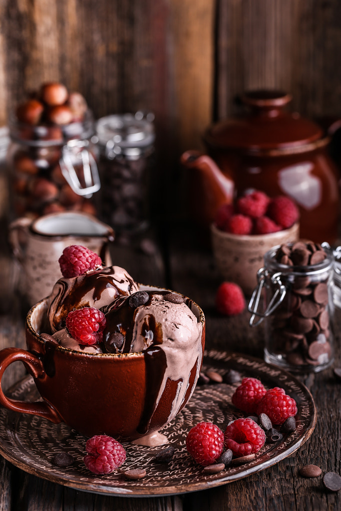 Chocolate ice cream by Anastasia Zourabova on 500px.com