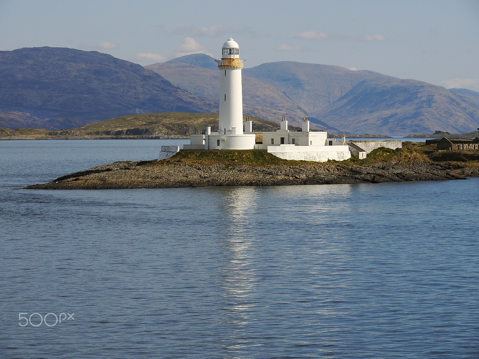 Olympus OM-D E-M1 sample photo. Eilean musdile (mansedale) is an islet, and lighthouse to the south west of lismore photography