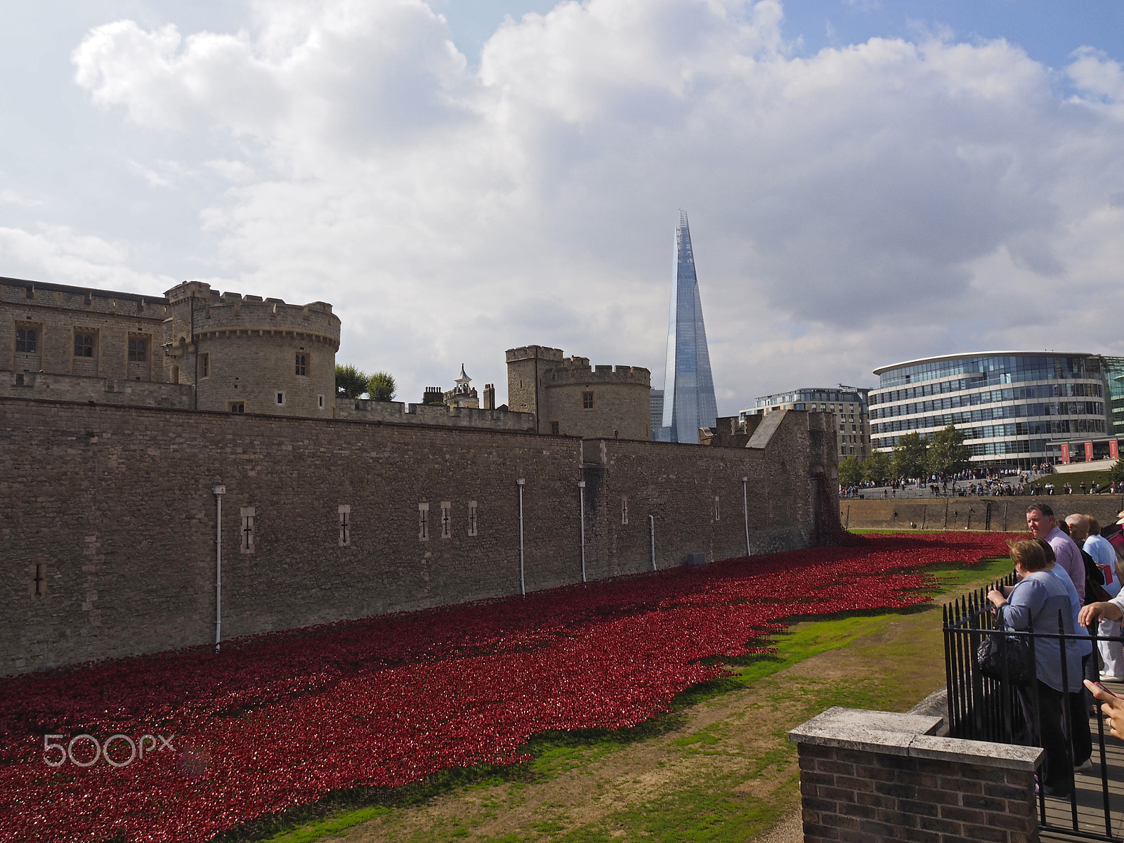 Olympus OM-D E-M1 sample photo. Tower of london poppy celebration photography