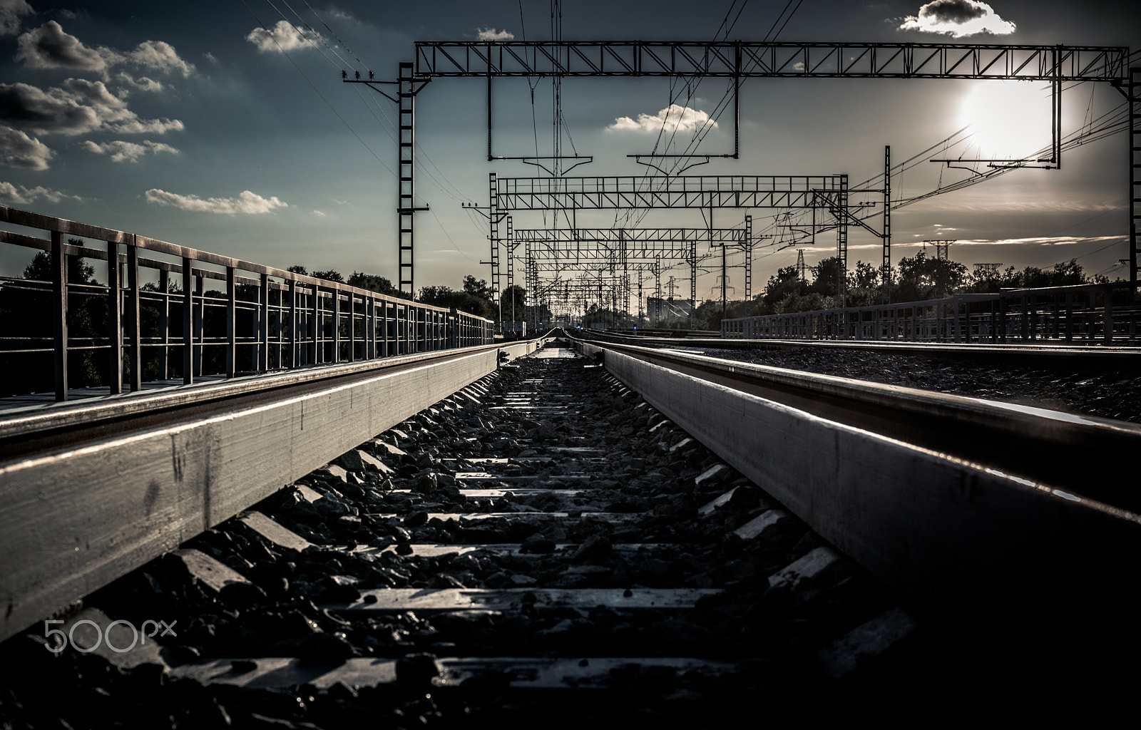Sony 50mm F1.4 sample photo. Railways photography