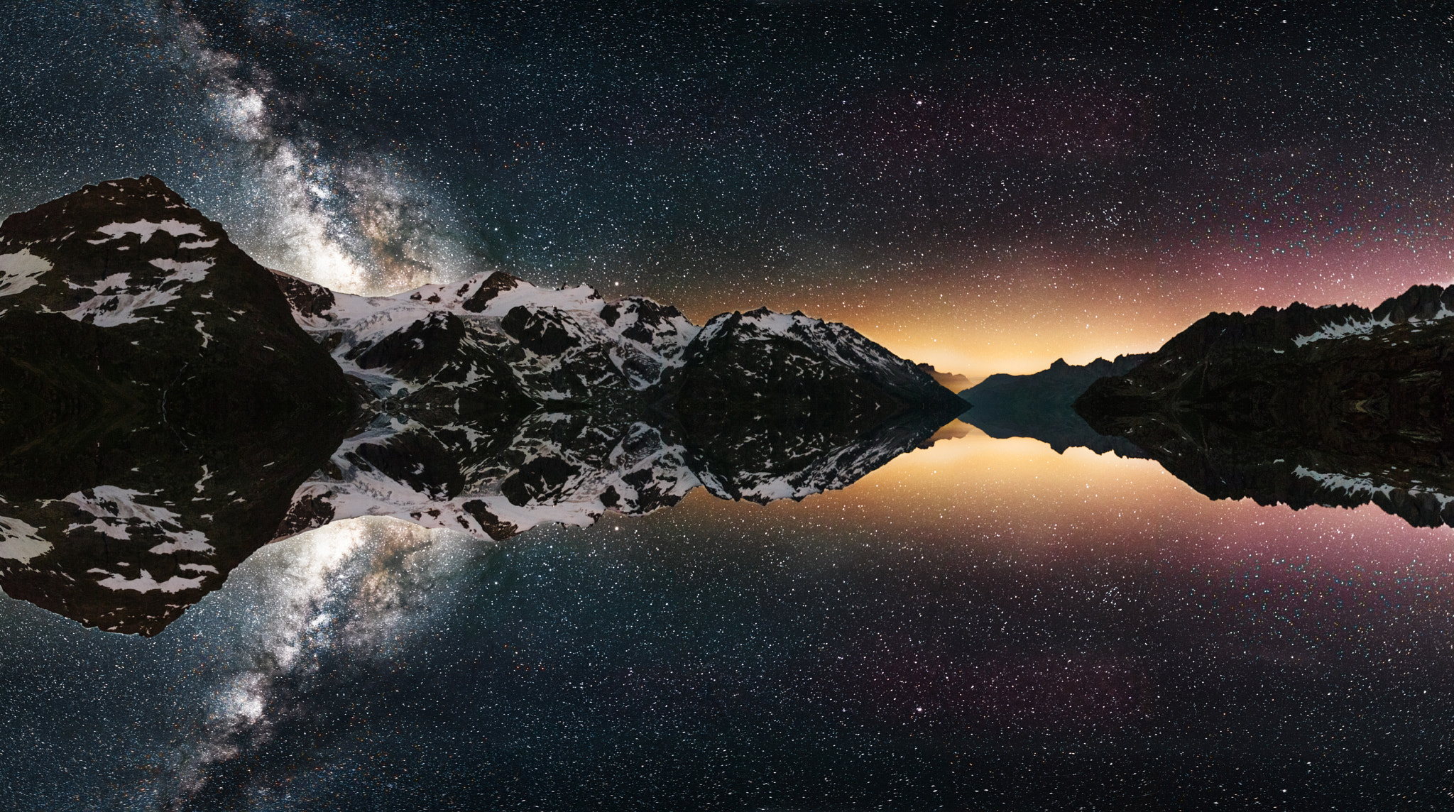 Sony a7 II + Sigma 24mm F1.4 DG HSM Art sample photo. Milkyway reflection photography