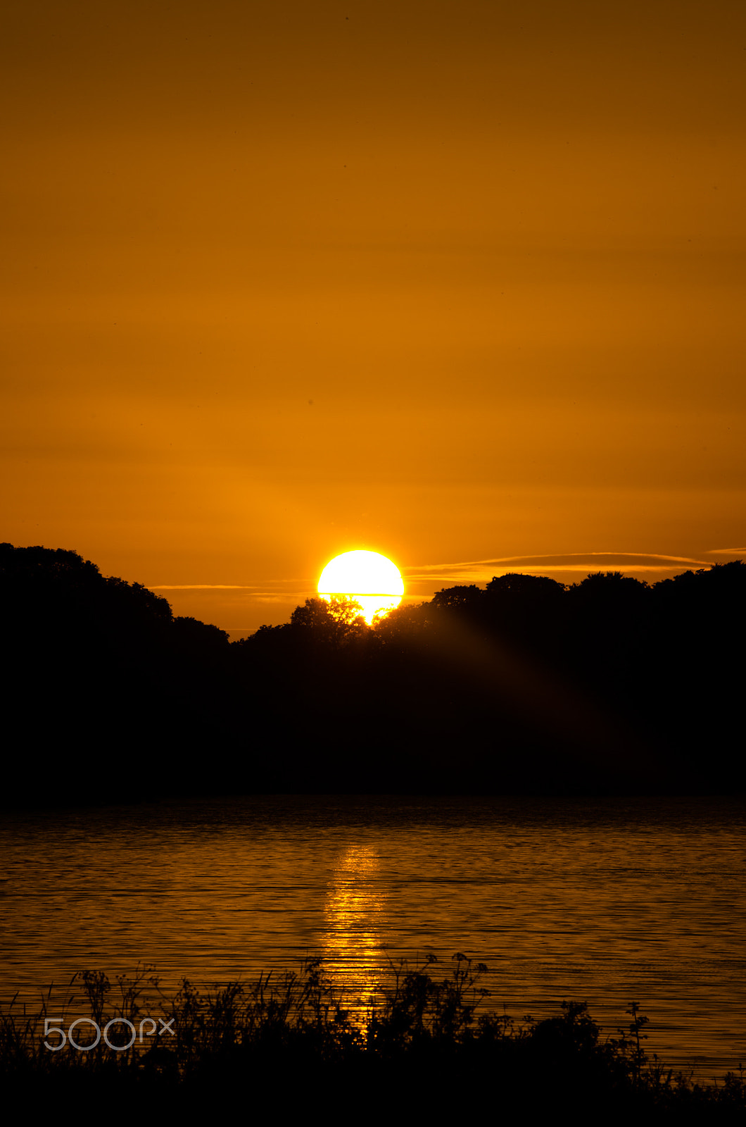 Pentax K-5 sample photo. Sunset at ross castle photography