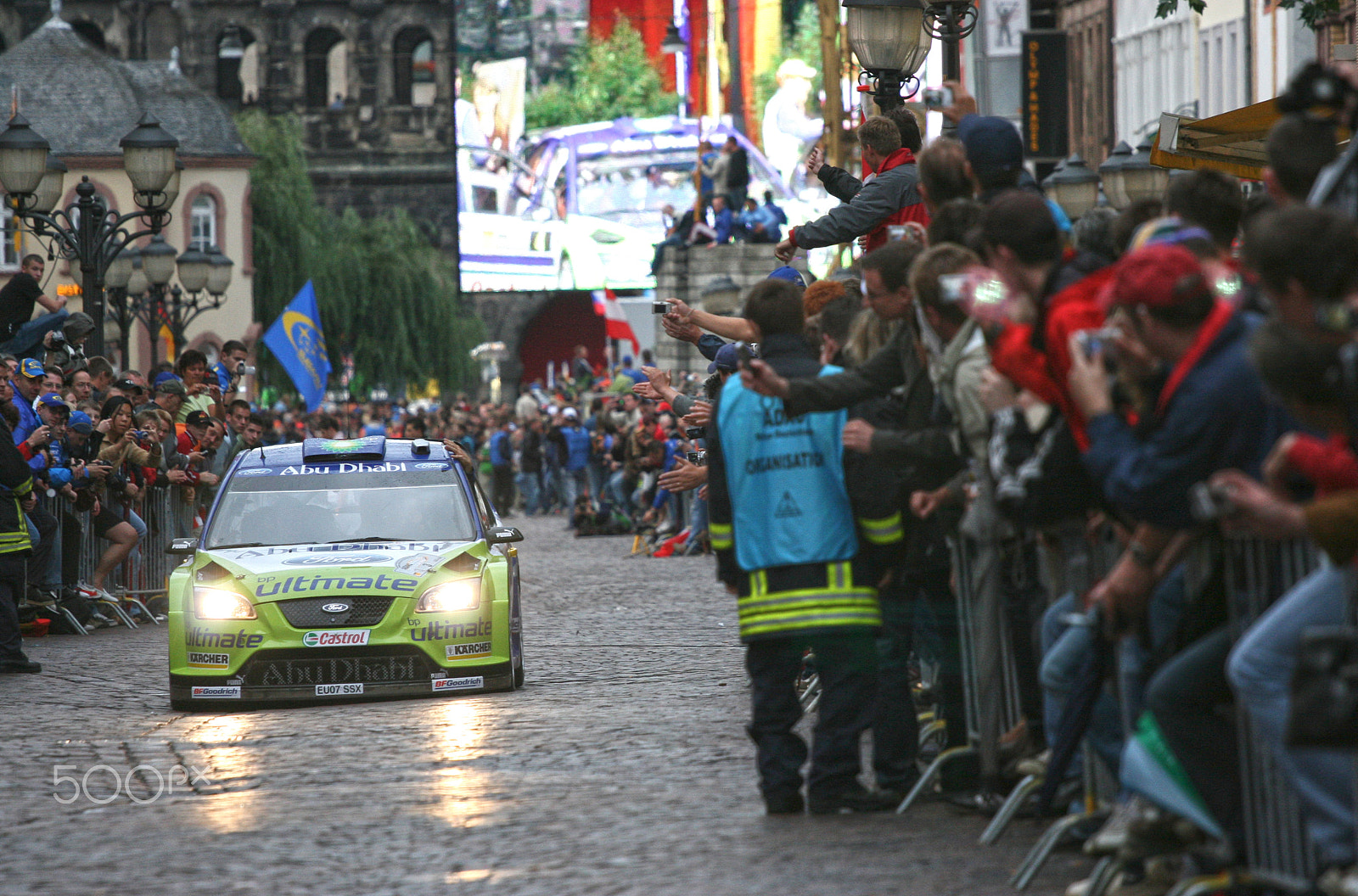 Canon EOS 30D + Canon EF 70-200mm F4L USM sample photo. Adac rally 2007, trier photography