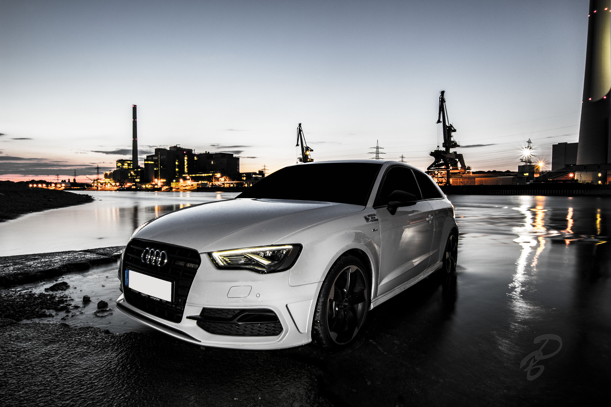 Sigma 10-20mm F3.5 EX DC HSM sample photo. Audi a3 night photography