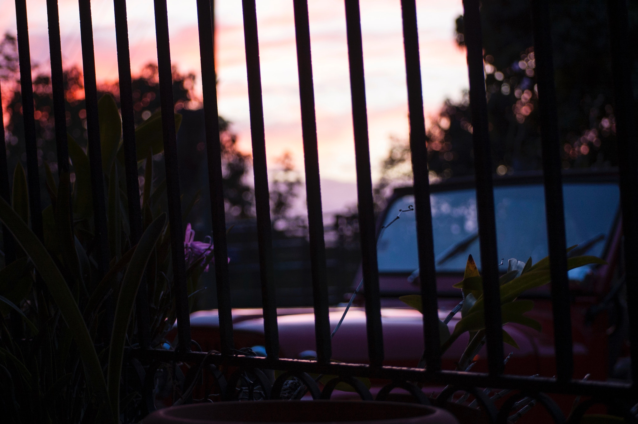 Nikon D50 sample photo. Sunset at my grandpa's photography