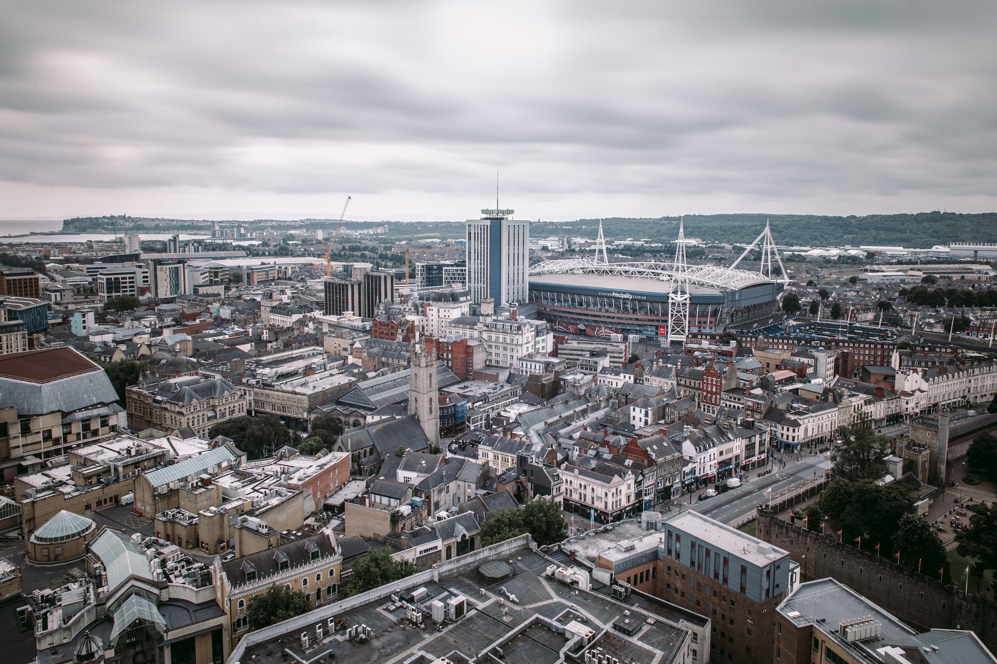 Canon EOS 6D + Canon EF 24mm F2.8 sample photo. Cardiff city photography