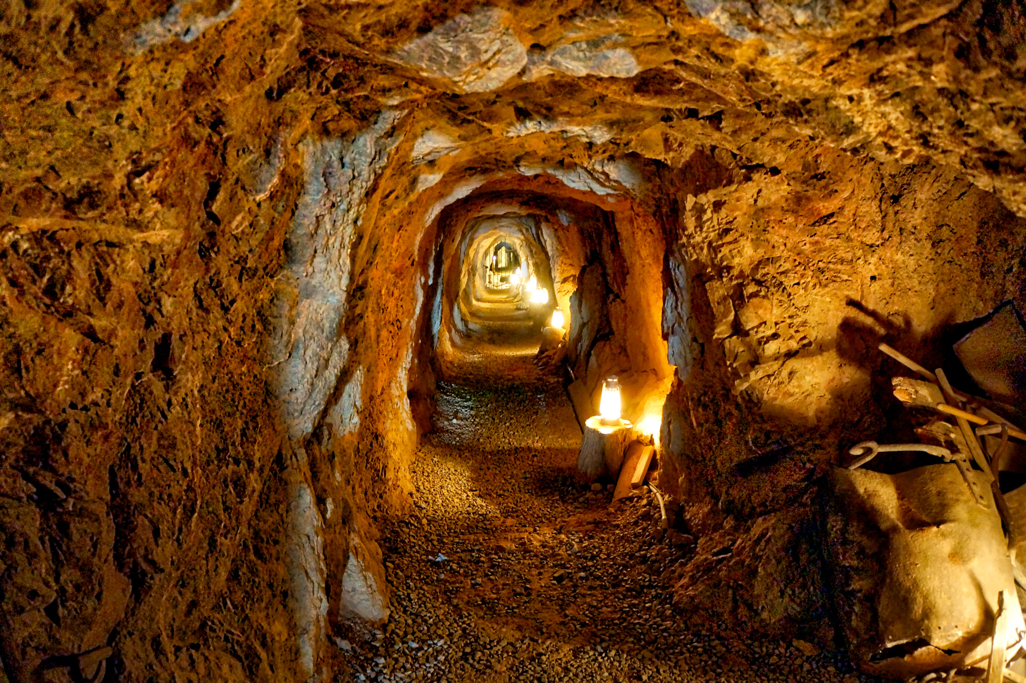 Hasselblad Lunar sample photo. Inside a gold mine photography