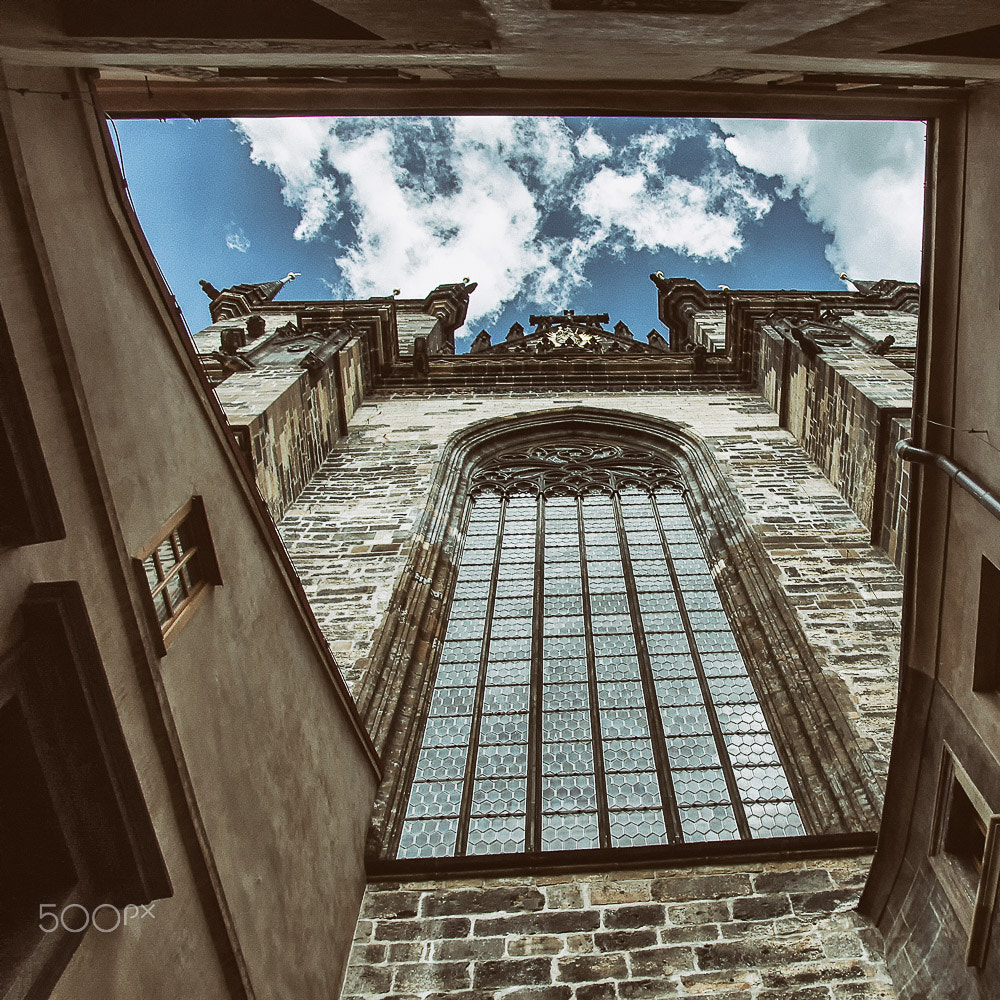 Pentax K-5 II sample photo. Gothic window photography