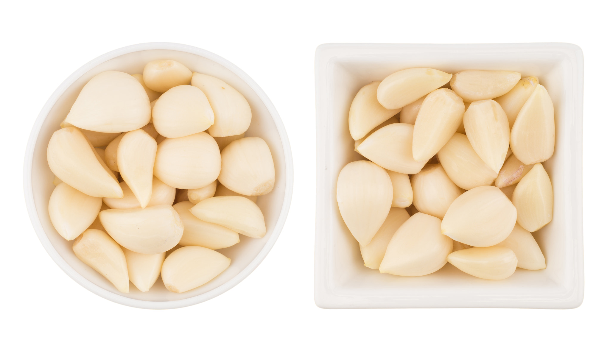 Sony a99 II + Minolta AF 50mm F1.7 sample photo. Garlic cloves in bowl from top including clipping path. photography