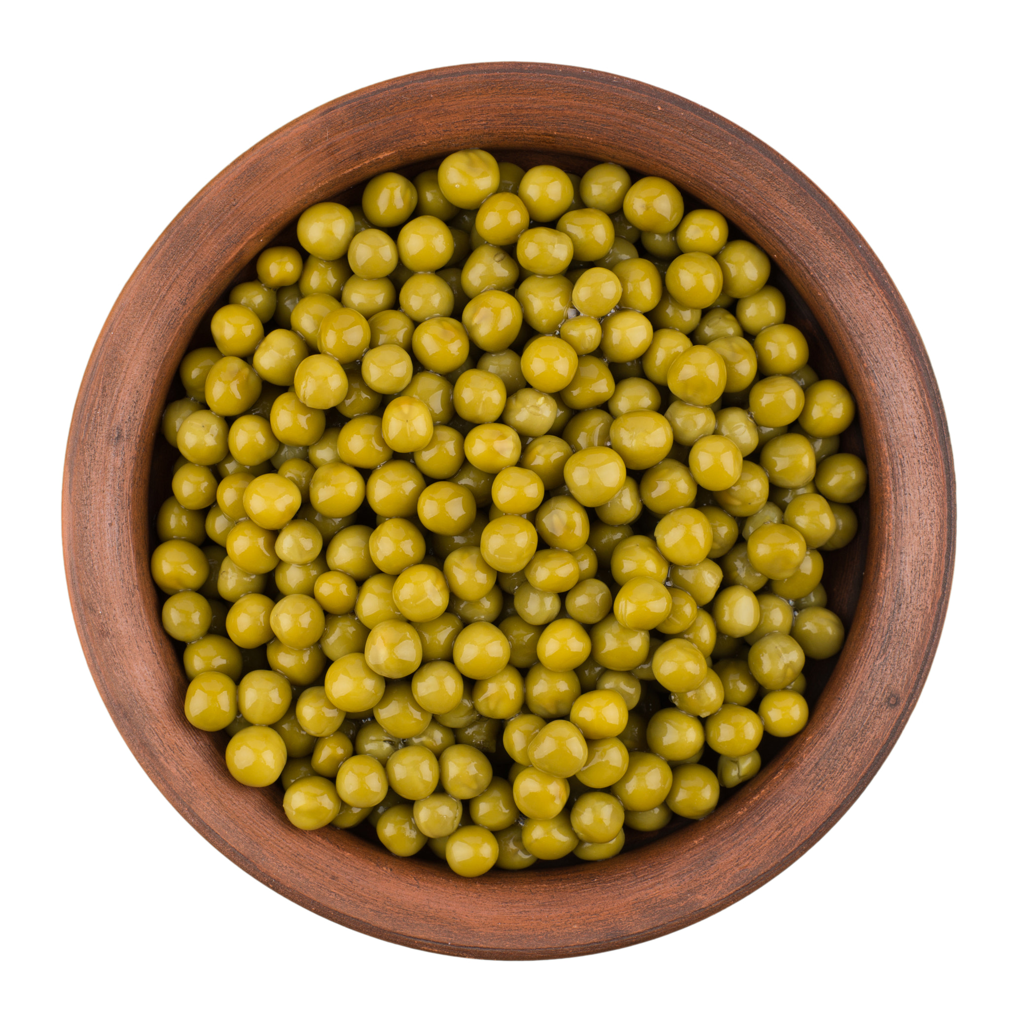 Sony a99 II + Minolta AF 50mm F1.7 sample photo. Green peas, in a bowl, isolated, white background. photography