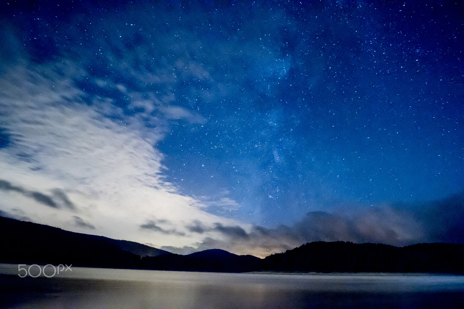 Sony SLT-A68 sample photo. Milkway, clouds and lake. photography