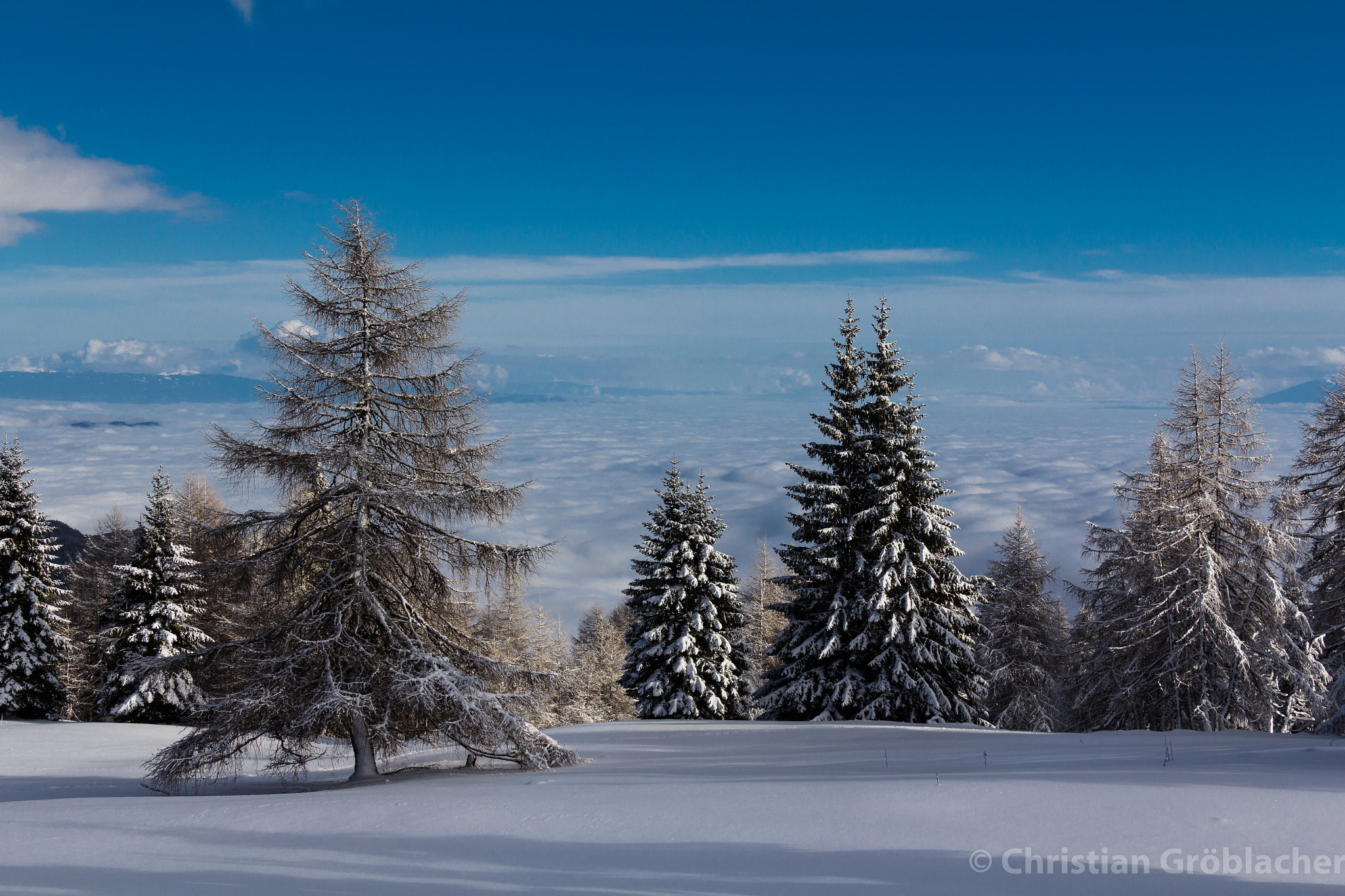 Sigma 18-125mm F3.8-5.6 DC OS HSM sample photo. Gerlitze in wintertime photography