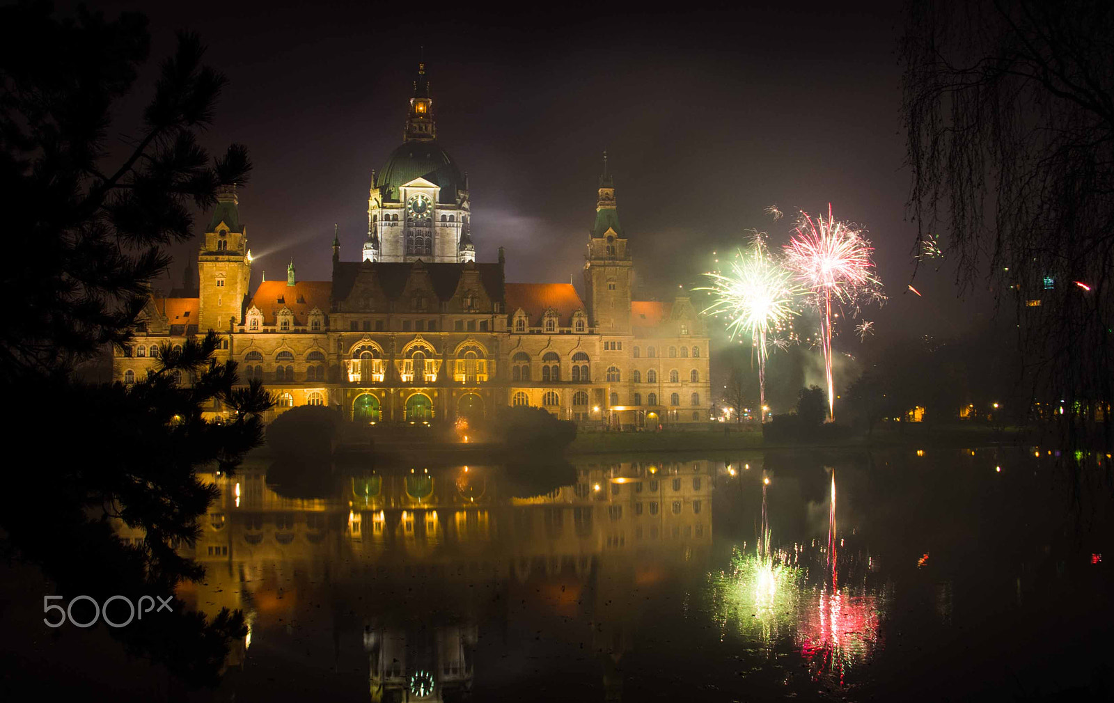Pentax K-S1 sample photo. Neue rathaus - hannover / feuerwerk i photography