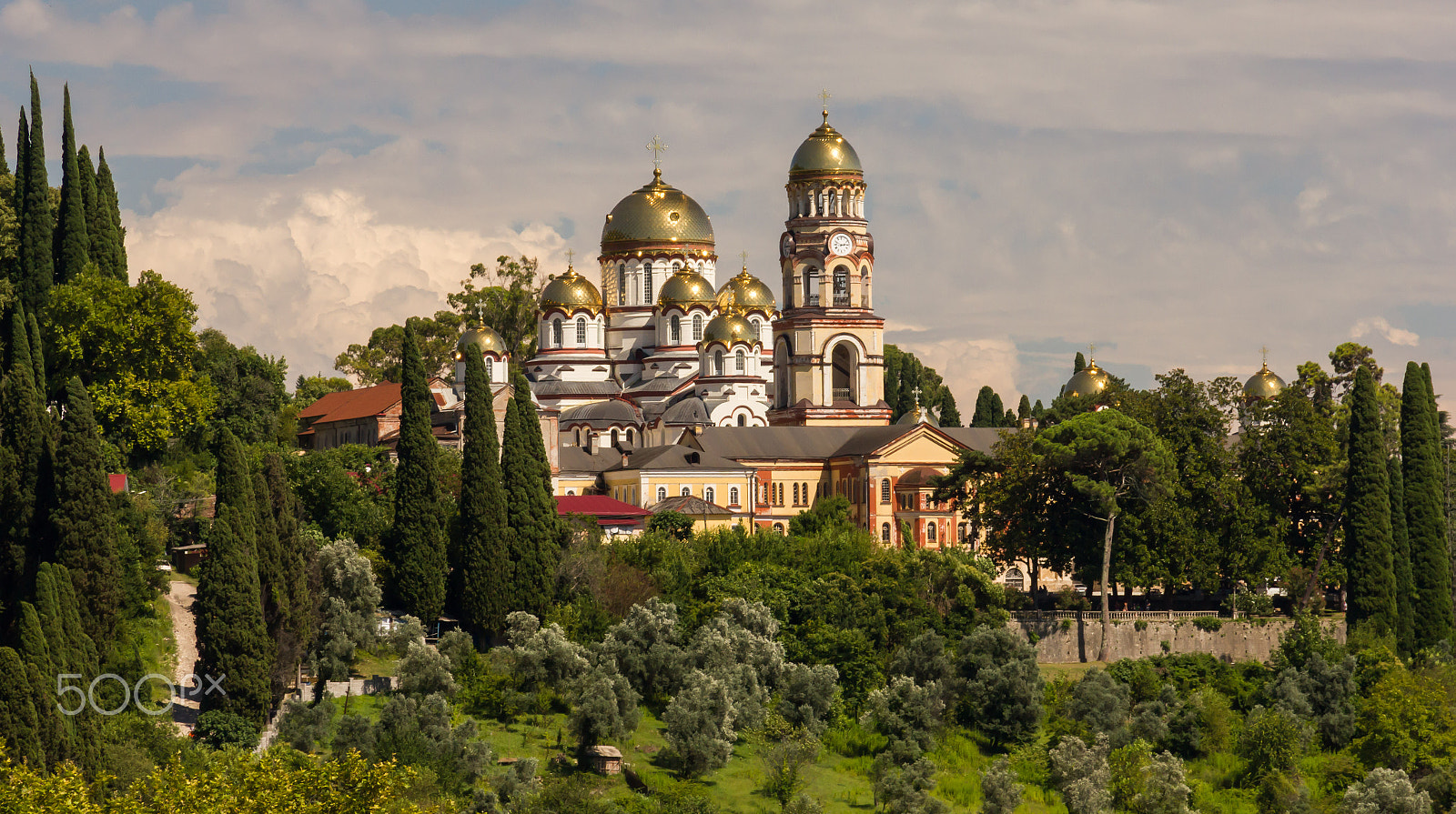 Sigma 18-125mm F3.8-5.6 DC OS HSM sample photo. Ново-Афонский монастырь photography