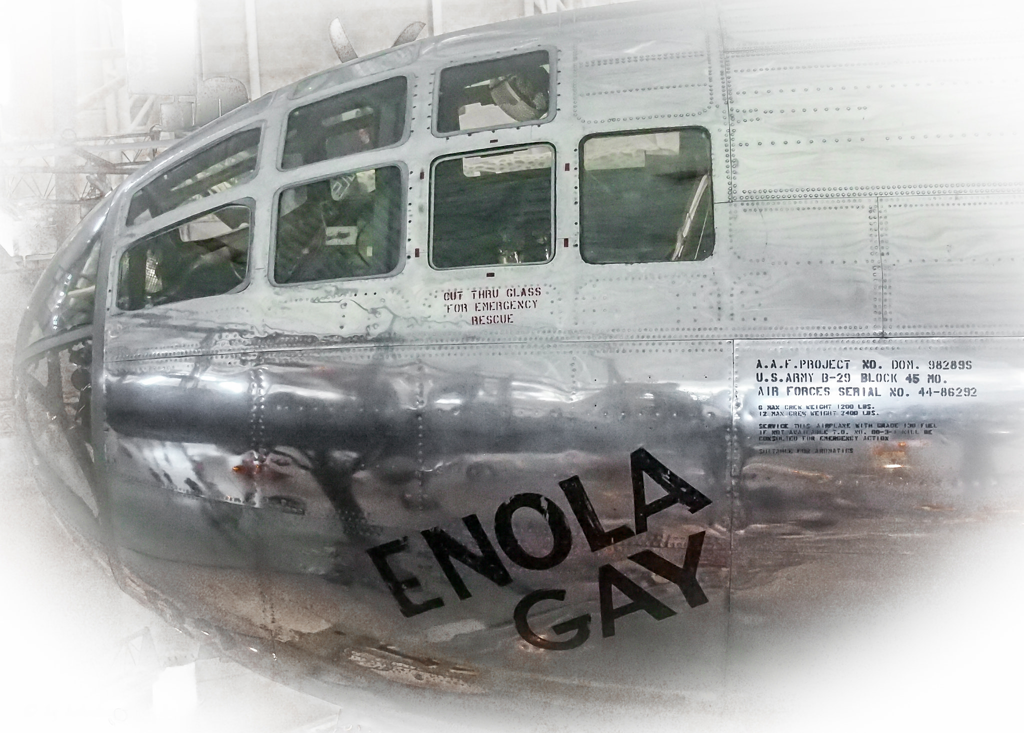 Olympus PEN E-P3 sample photo. B-29 enola gay photography