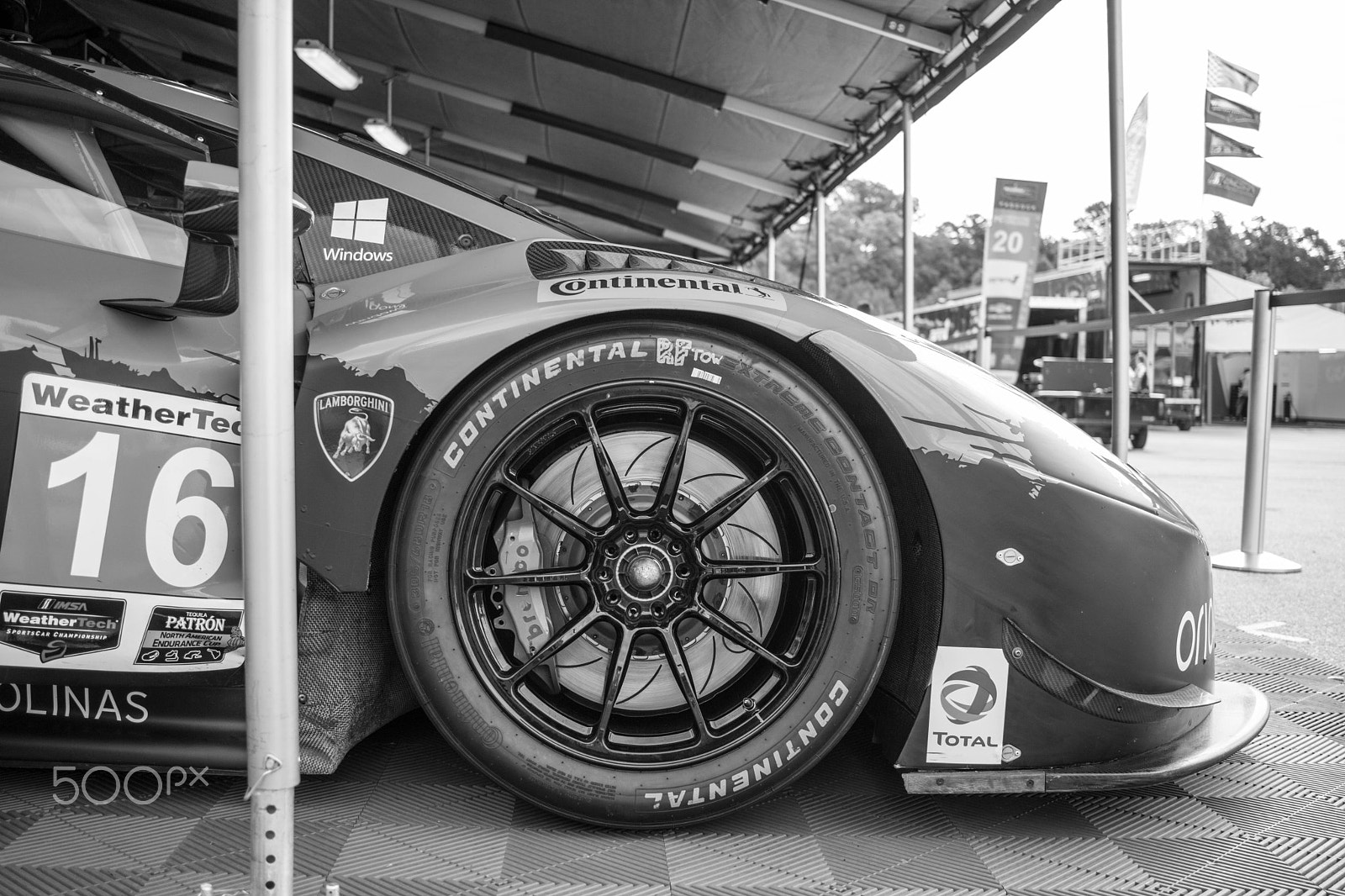 Canon EF-S 24mm F2.8 STM sample photo. Lamborghini paddock @ road america photography
