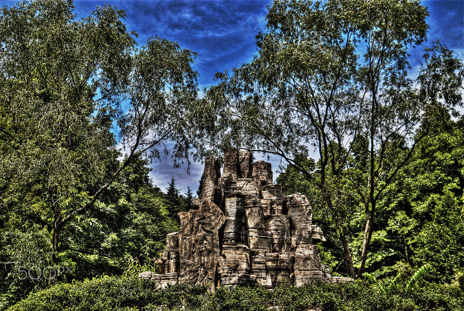 Nikon D200 sample photo. Kobe and tianjin friendship monument photography